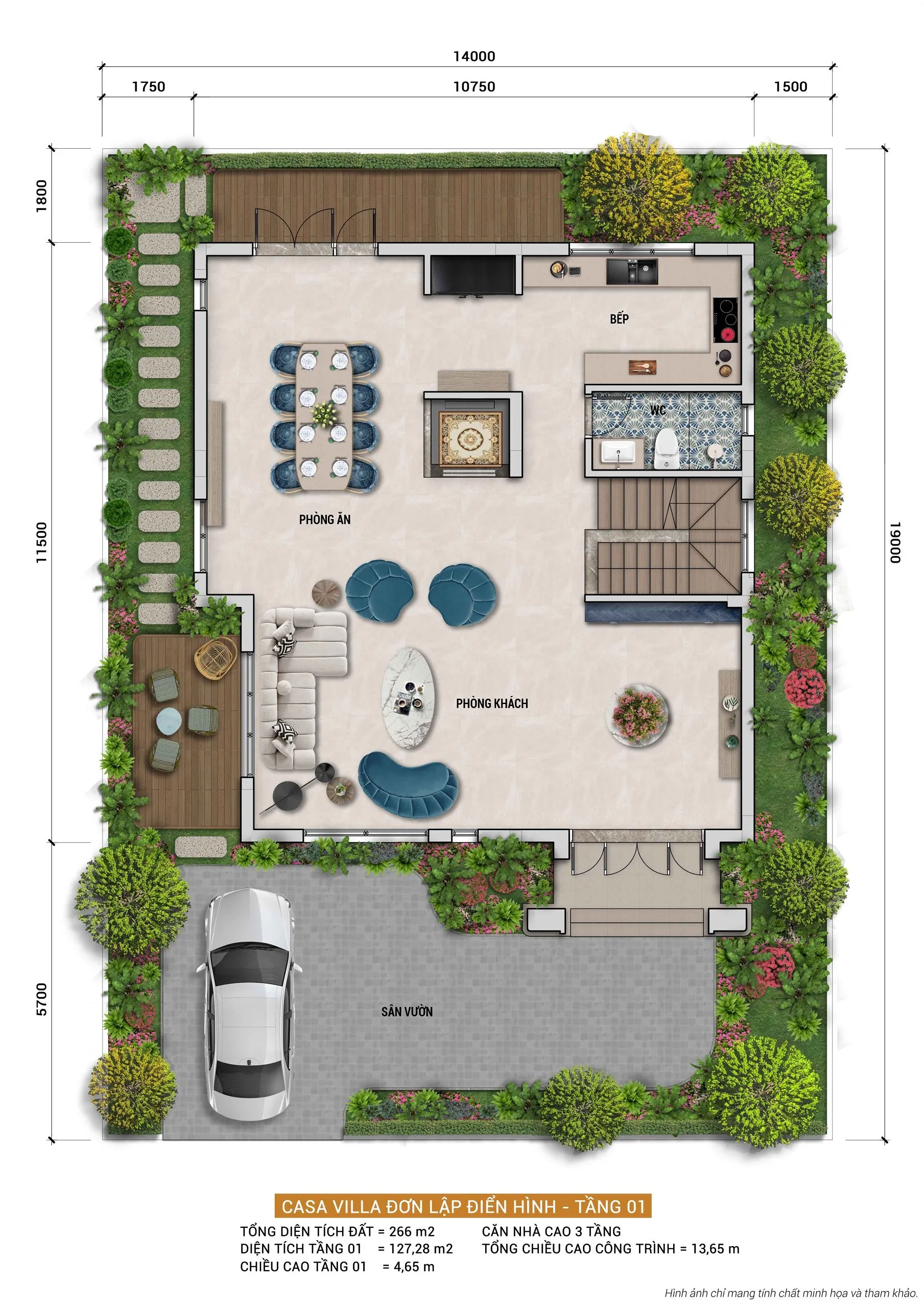 BIỆT THỰ ĐƠN LẬP BLANCA CITY - MÃ C832 - "ỐC ĐẢO NGHỈ DƯỠNG" HIẾM HOI GIỮA NHỊP SỐNG PHỒN HOA. For Sale villa in Blanca City, Phường 10, Thành phố Vũng Tàu, Tỉnh Bà Rịa - Vũng Tàu posted by Kim Trần Realty. Hình 4