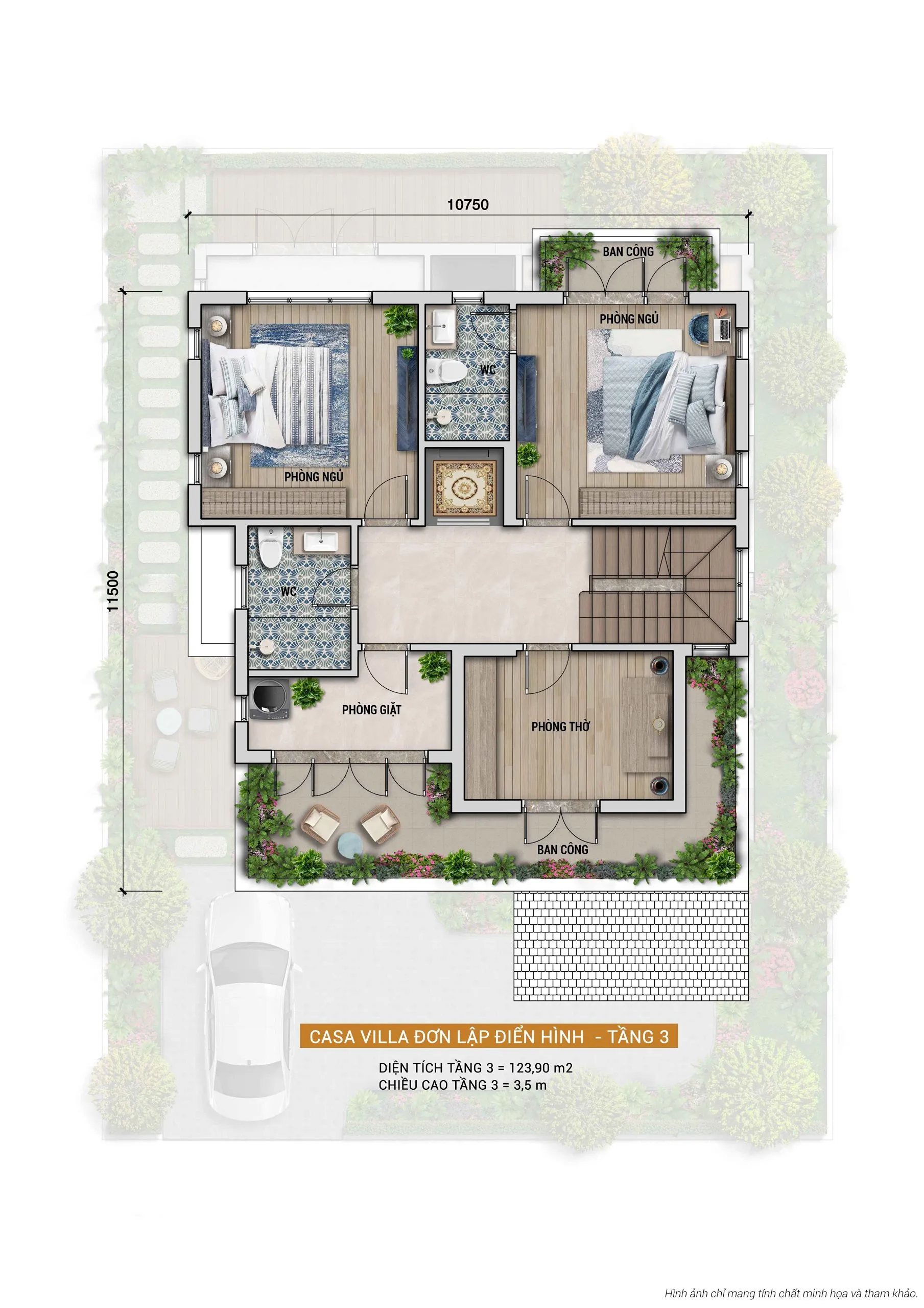 BIỆT THỰ ĐƠN LẬP BLANCA CITY - MÃ C832 - "ỐC ĐẢO NGHỈ DƯỠNG" HIẾM HOI GIỮA NHỊP SỐNG PHỒN HOA. For Sale villa in Blanca City, Phường 10, Thành phố Vũng Tàu, Tỉnh Bà Rịa - Vũng Tàu posted by Kim Trần Realty. Hình 6