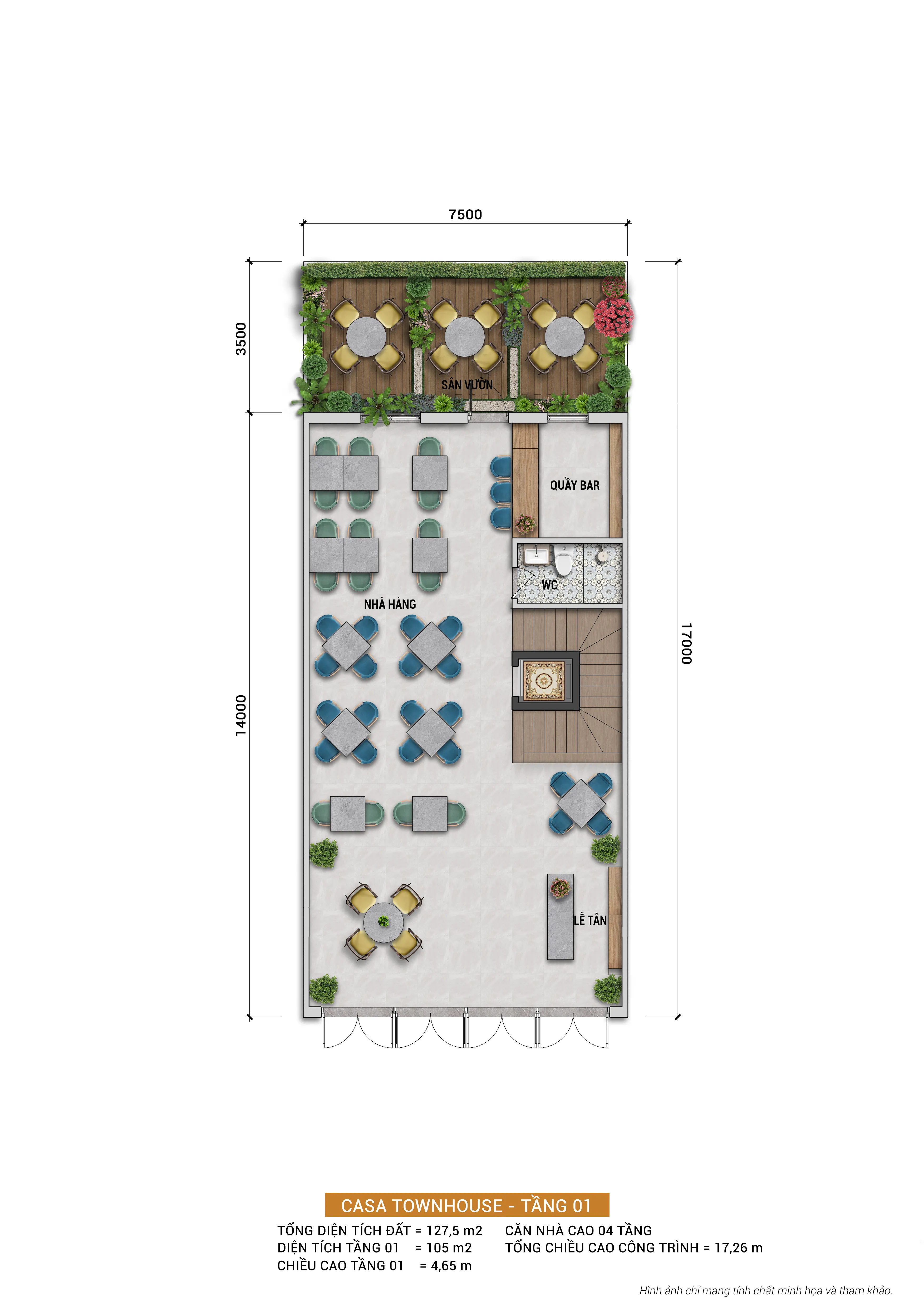 NHÀ PHỐ BLANCA CITY MÃ C2207 - NGHỈ DƯỠNG TẠI GIA & SINH LỜI NGAY LẬP TỨC.. For Sale townhouse in Blanca City, Phường 10, Thành phố Vũng Tàu, Tỉnh Bà Rịa - Vũng Tàu posted by Kim Trần Realty. Hình 10