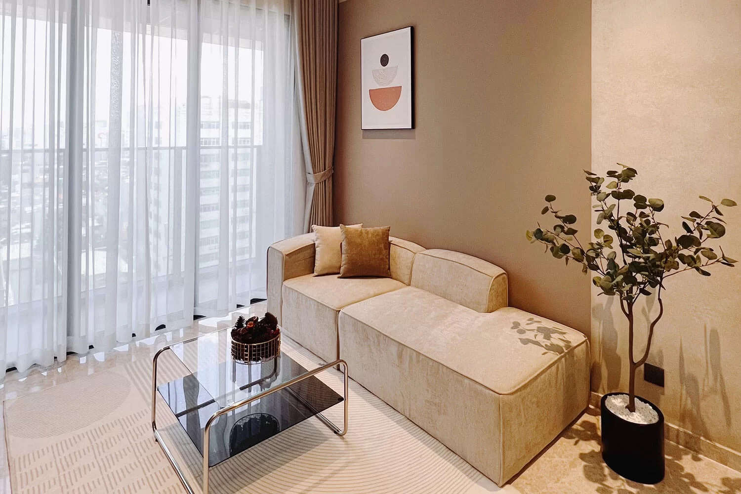 Căn hộ 2PN tháp A1 full nội thất dự án The MarQ. 임대 아파트 29B Nguyễn Đình Chiểu, P. ĐaKao, Quận 1, TP. Hồ Chí Minh에 위치 HUTTONS AOD 등록