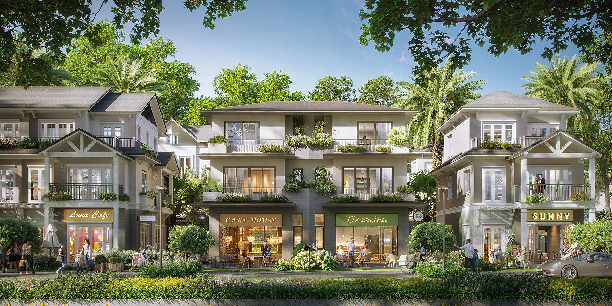 Town Villa mùa Xuân & mùa Thu – Không Gian Sống Riêng Tư, Chan Hòa Thiên Nhiên. 매매 타운하우스 Eco Retreat - Phân khu Home Retreat, Bến Lức, Tây Ninh에 위치 Eco Retreat 등록