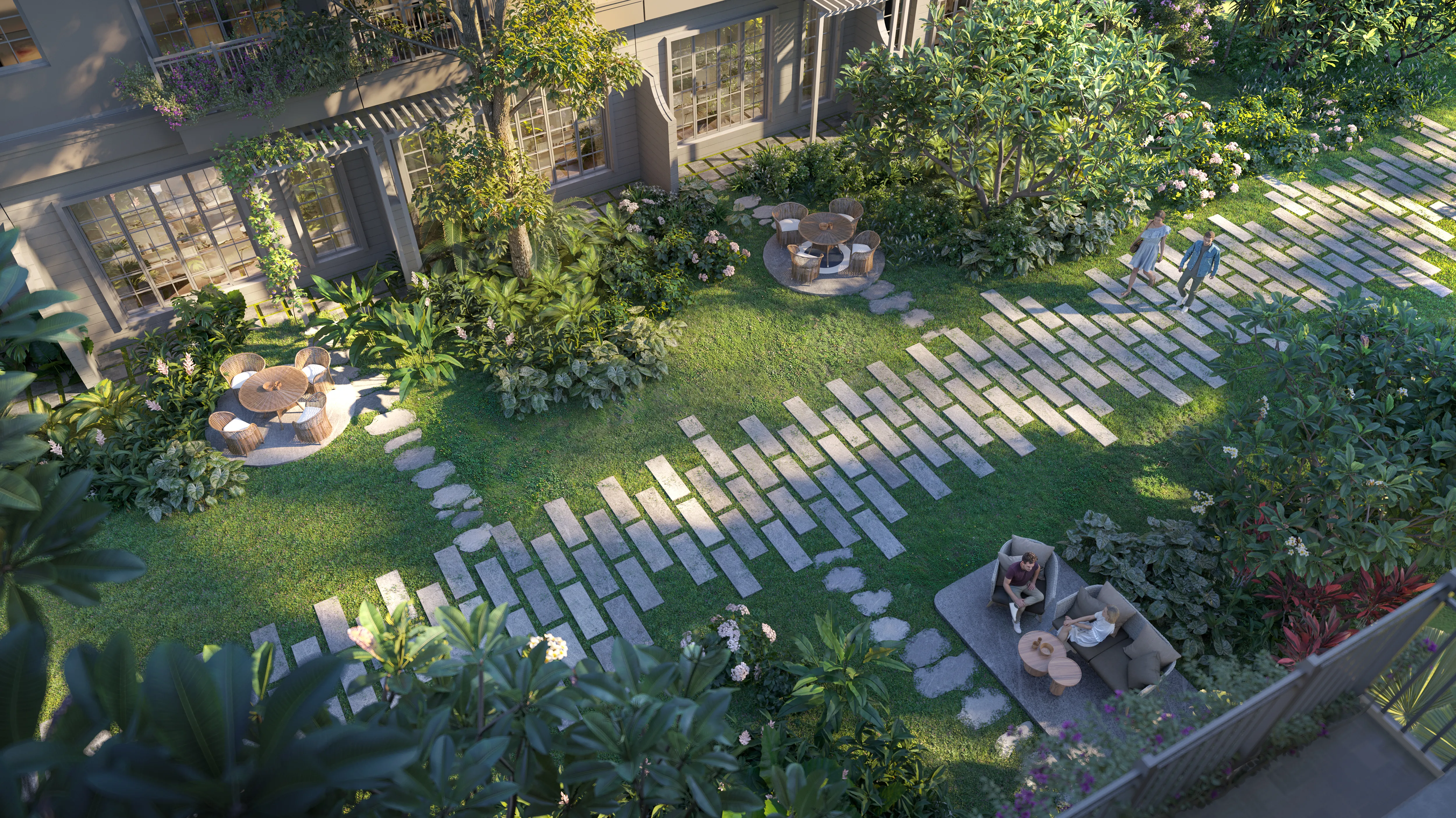 Townhouse Mùa Hạ Tại Phân Khu Home Retreat – Vị Trí Yên Tĩnh, Không Gian Sống Thoáng Đãng. Mua bán nhà phố tại Eco Retreat - Phân khu Home Retreat, Bến Lức, Tây Ninh được đăng bởi Eco Retreat. Hình 2