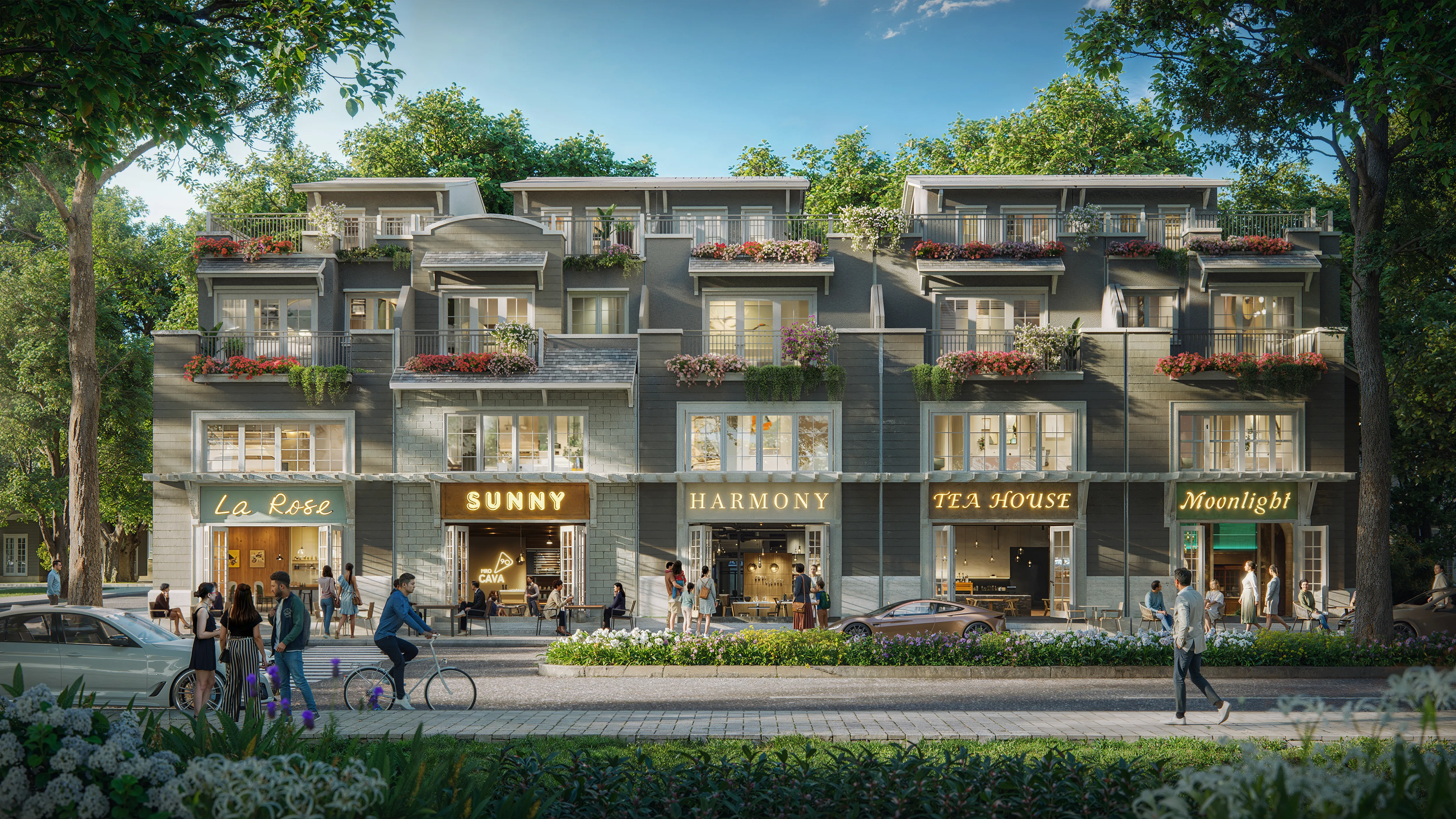 Townhouse Mùa Hạ Tại Phân Khu Home Retreat – Vị Trí Yên Tĩnh, Không Gian Sống Thoáng Đãng. Mua bán nhà phố tại Eco Retreat - Phân khu Home Retreat, Bến Lức, Tây Ninh được đăng bởi Eco Retreat. Hình 9