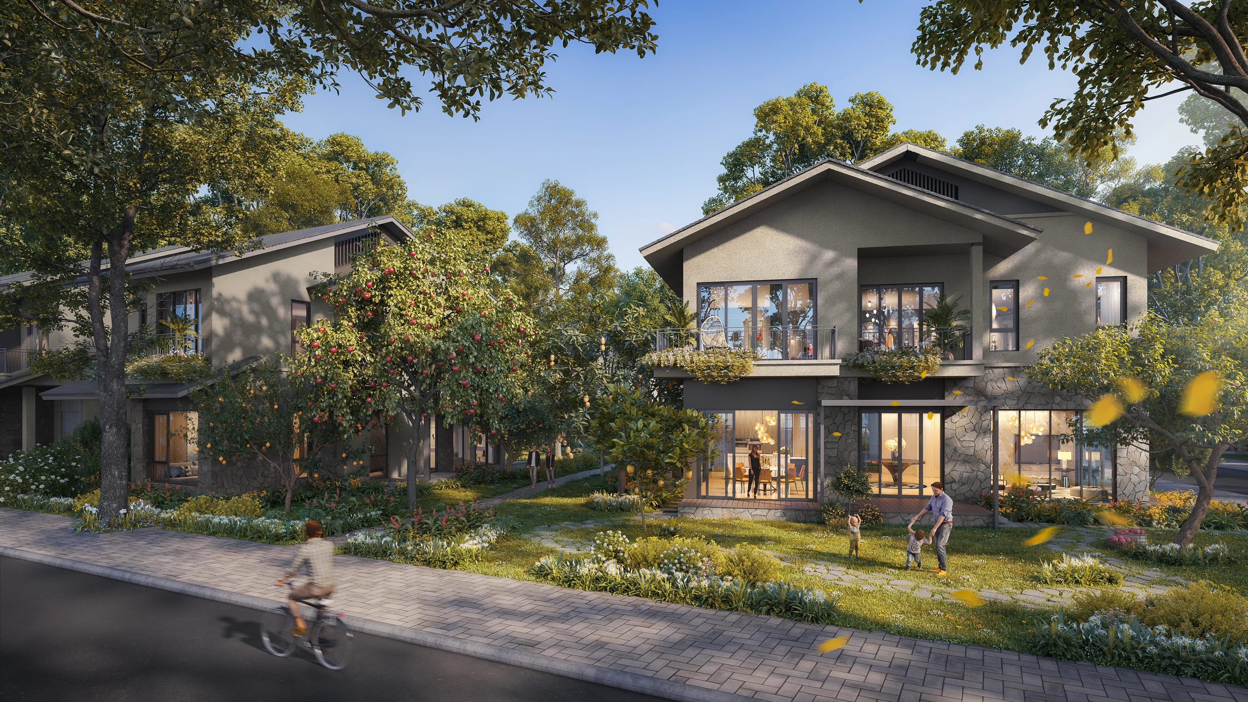 Townhouse Mùa Thu Tại Phân Khu Home Retreat – Không Gian Sống An Yên, Gần Gũi Thiên Nhiên. Mua bán nhà phố tại Eco Retreat - Phân khu Home Retreat, Bến Lức, Tây Ninh được đăng bởi Eco Retreat. Hình 12
