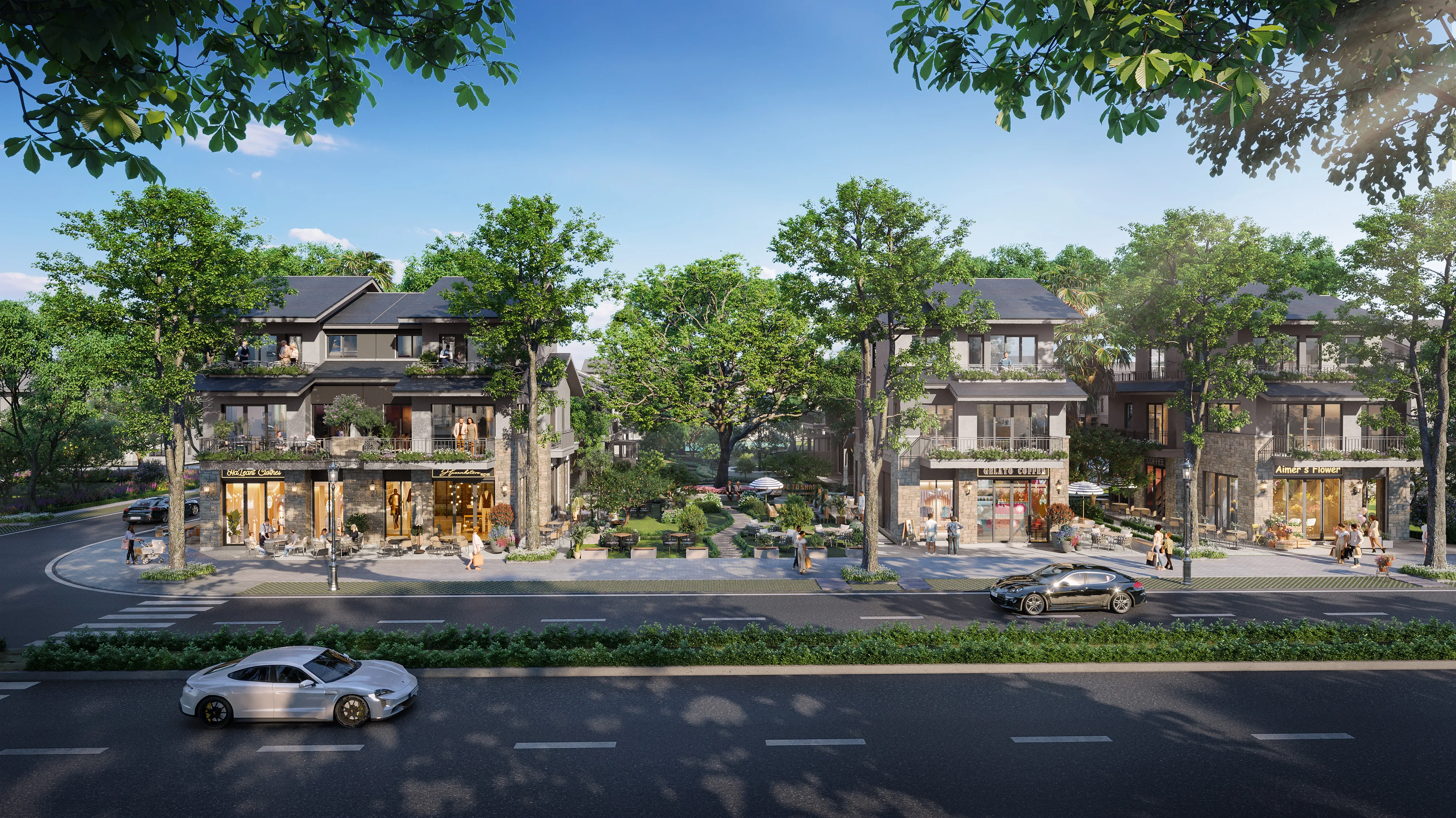 Townhouse Mùa Thu Tại Phân Khu Home Retreat – Không Gian Sống An Yên, Gần Gũi Thiên Nhiên. Mua bán nhà phố tại Eco Retreat - Phân khu Home Retreat, Bến Lức, Tây Ninh được đăng bởi Eco Retreat. Hình 3