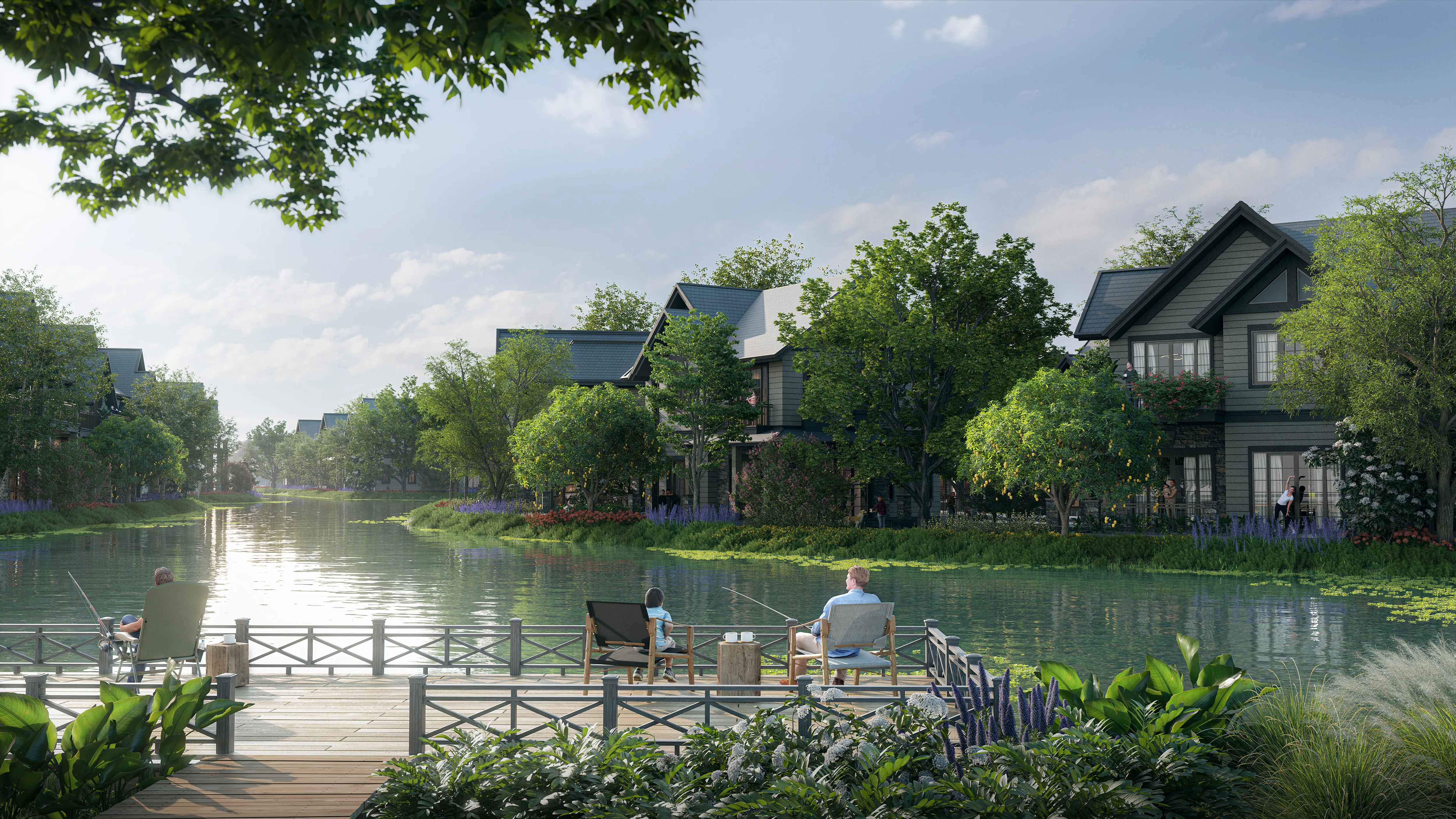 Townhouse Mùa Thu Tại Phân Khu Home Retreat – Không Gian Sống An Yên, Gần Gũi Thiên Nhiên. Mua bán nhà phố tại Eco Retreat - Phân khu Home Retreat, Bến Lức, Tây Ninh được đăng bởi Eco Retreat. Hình 8