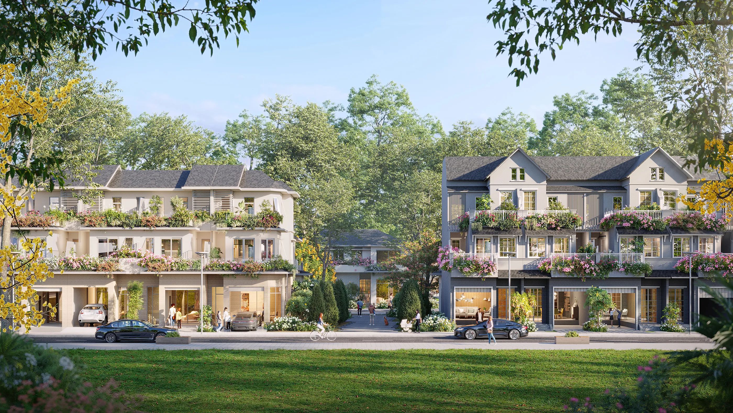 Townhouse Rừng Mai Có Ưu Đãi Ngân Hàng 70% Giá Trị Kéo Dài Đến Tháng 4/2028. 매매 타운하우스 Eco Retreat - Phân khu Rừng Mai, Bến Lức, Tây Ninh에 위치 Eco Retreat 등록