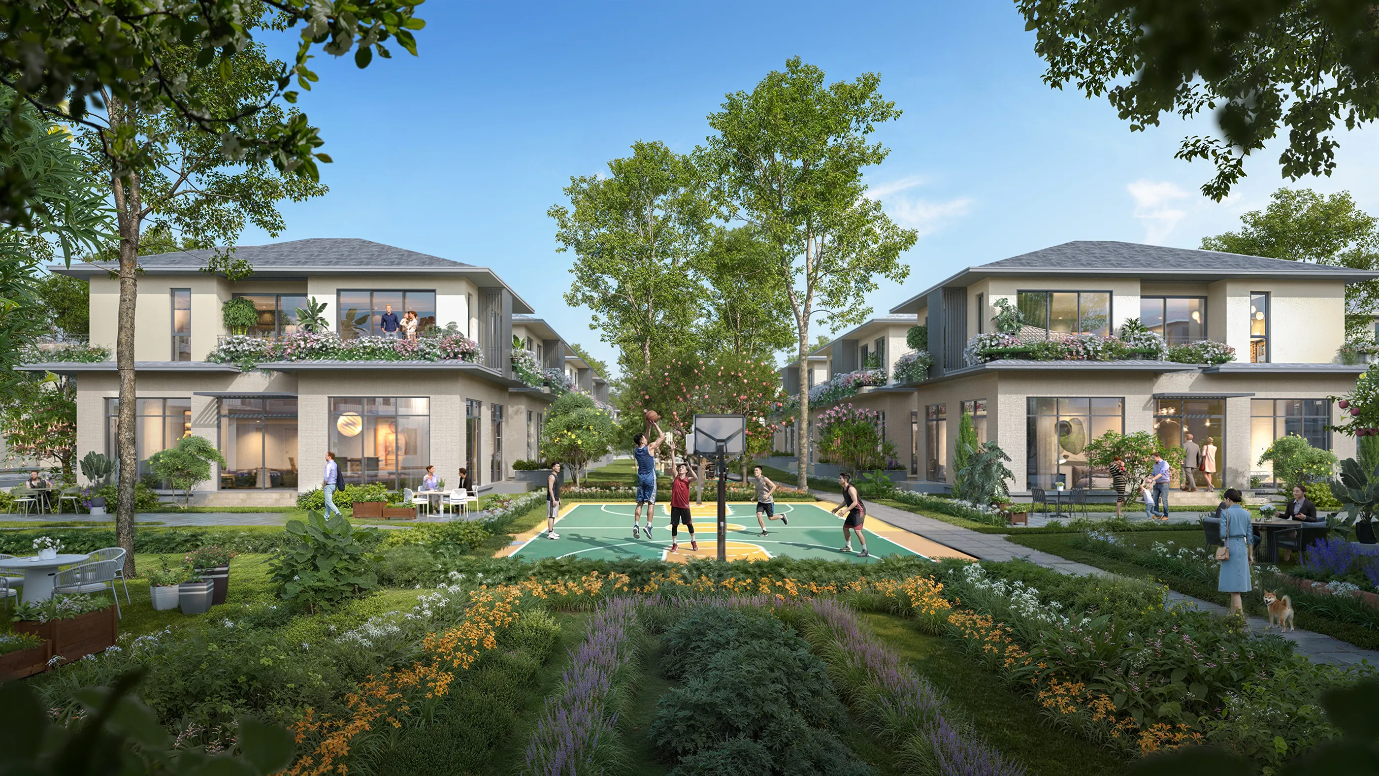 Townhouse Rừng Mai Có Ưu Đãi Ngân Hàng 70% Giá Trị Kéo Dài Đến Tháng 4/2028. For Sale townhouse in Eco Retreat - Phân khu Rừng Mai, Bến Lức, Tây Ninh posted by Eco Retreat. Hình 4