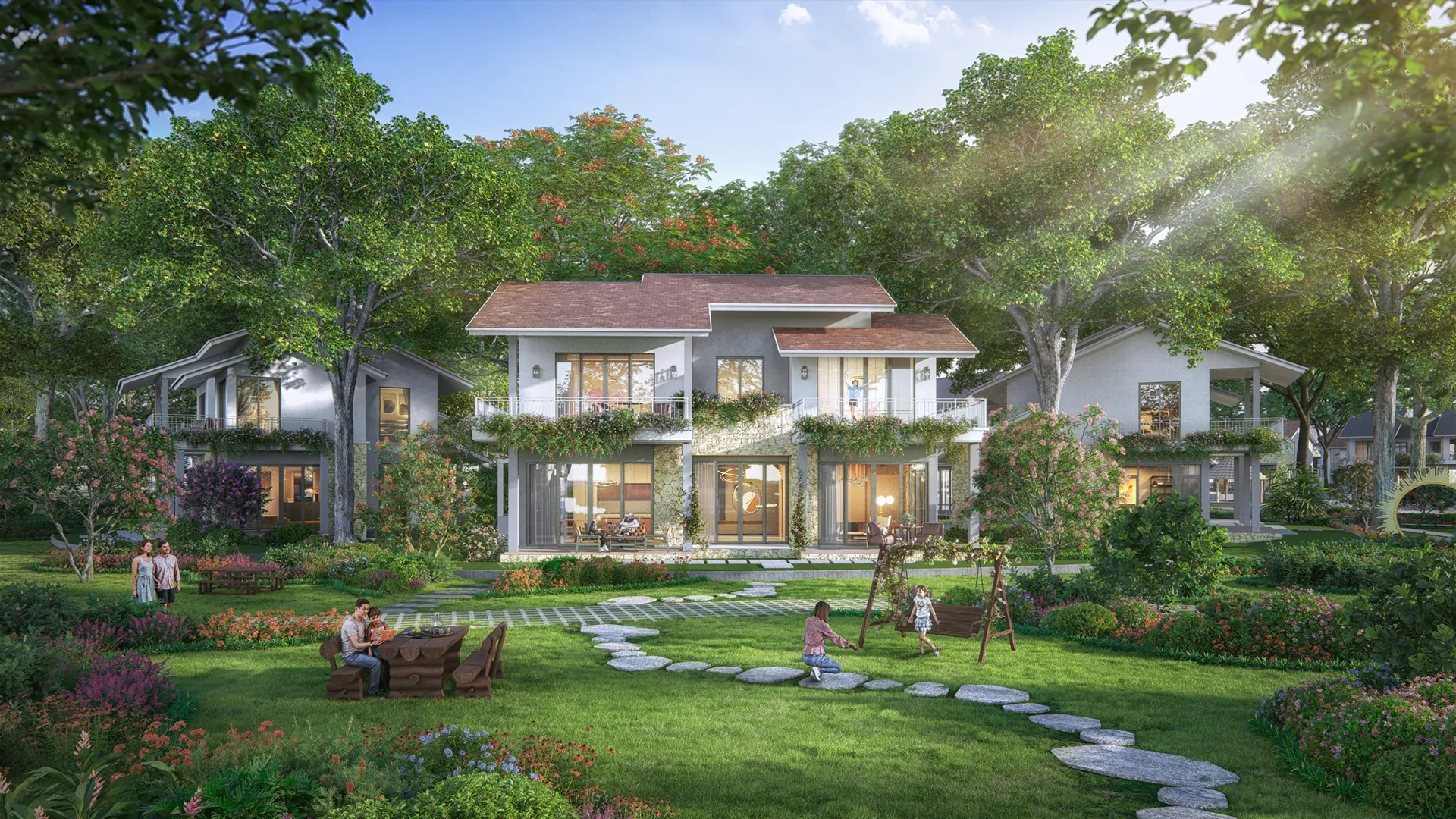 Căn Biệt Thự Park Villa Phân Khu Rừng Mai Tiếp Giáp Đại Lộ Công Viên Và Đại Lộ Vịnh Đảo. 매매 빌라 Eco Retreat - Phân khu Rừng Mai, Bến Lức, Tây Ninh에 위치 Eco Retreat 등록