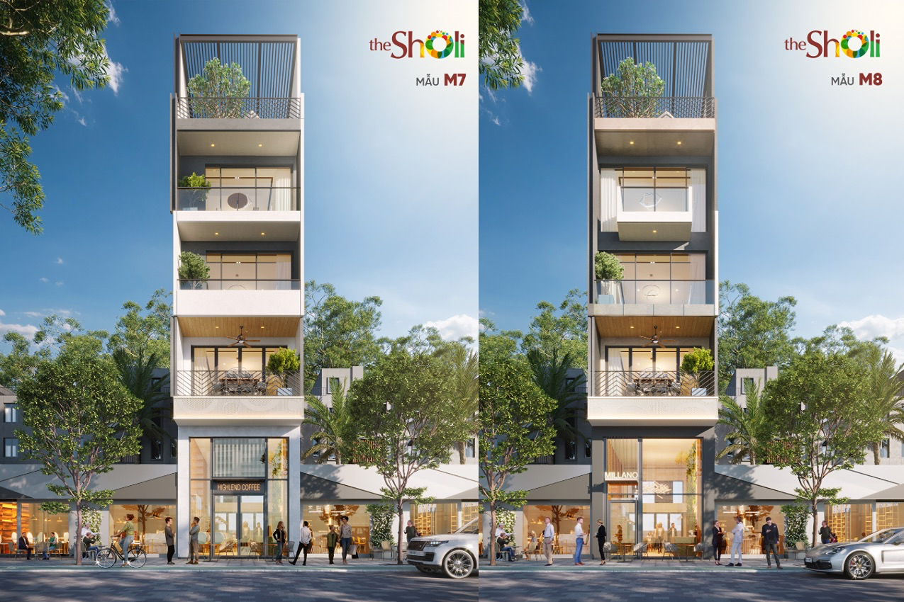Căn shophouse The Sholi mẫu M6- The Verne| ngay góc mặt tiền đường Phan Đình Thông. For Sale shophouse in 311 An Dương Vương, An Lạc, Hồ Chí Minh posted by The Sholi. Hình 1