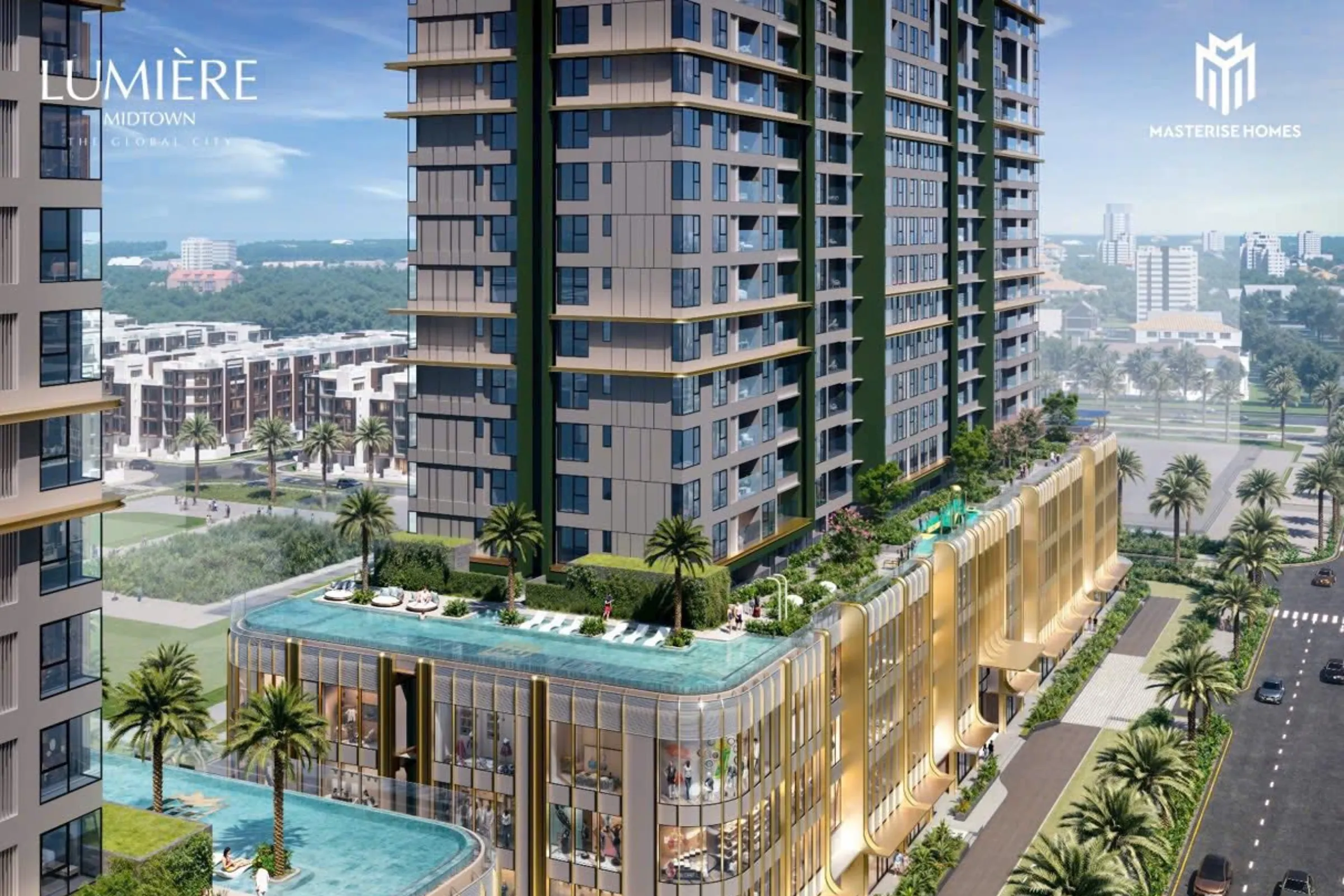 Căn hộ LUMIÈRE Midtown B.06 tầng trung The Global City - Tầm view vĩnh viễn, không bị che chắn. Mua bán căn hộ tại Thủ Đức, Hồ Chí Minh được đăng bởi M2 Realty. Hình 6