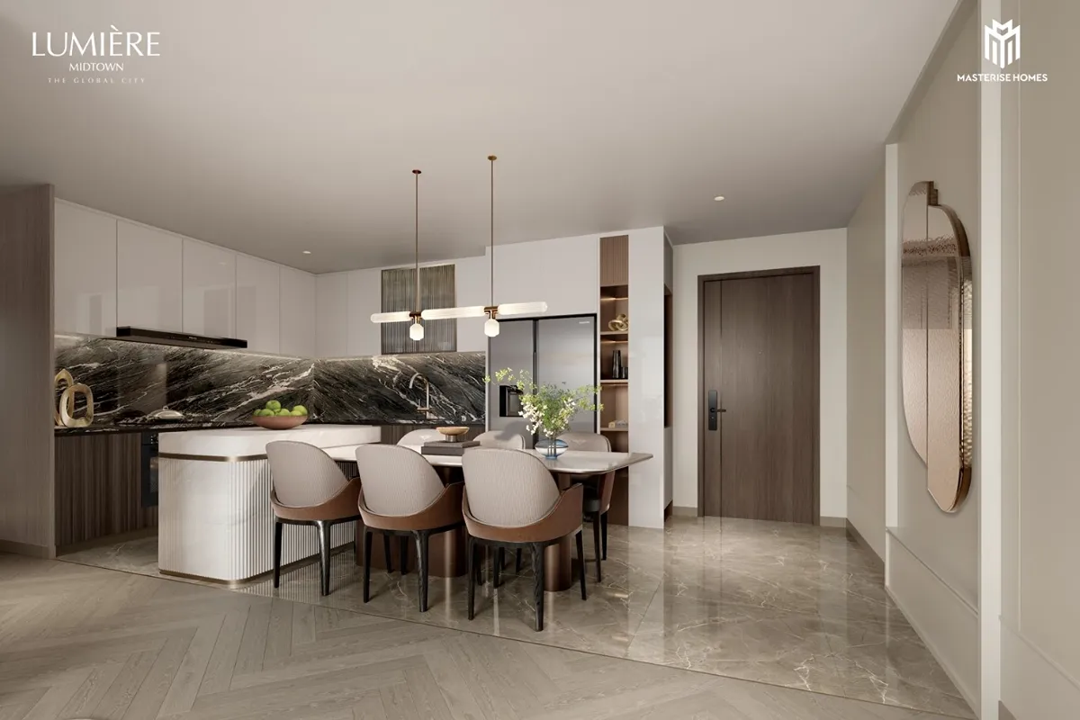 Căn hộ Duplex A-09 LUMIÈRE Midtown - Bàn giao theo tiêu chuẩn cao cấp. Mua bán căn hộ tại Lumière Midtown, Đường Liên Phường, Thủ Đức, Hồ Chí Minh được đăng bởi M2 Realty. Hình 8