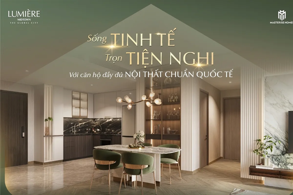 Căn hộ Duplex A-10 LUMIÈRE Midtown - Vị trí độc tôn tại tầng cao dự án Lumière Midtown. Mua bán căn hộ tại Lumière Midtown, Đường Liên Phường, Thủ Đức, Hồ Chí Minh được đăng bởi M2 Realty. Hình 8