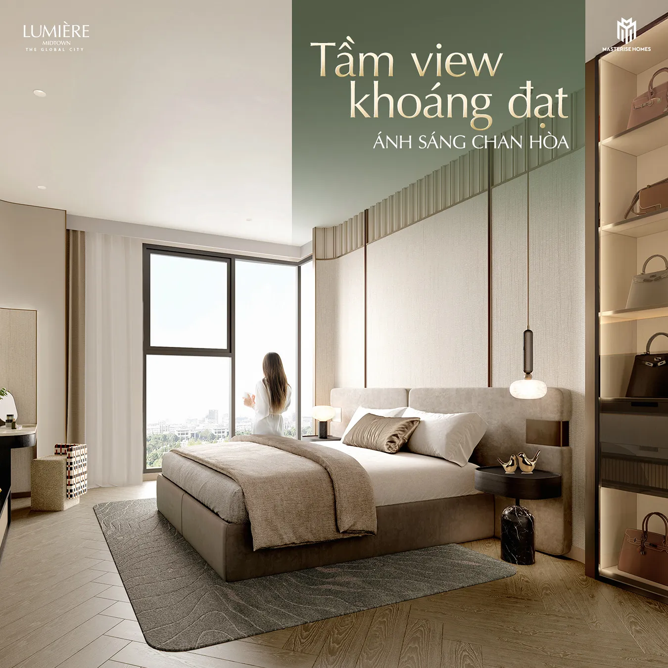 Căn hộ 2PN Lumiere cao cấp - View Sông, Kênh Đào Nhạc Nước. Mua bán căn hộ tại Lumière Midtown, Phường An Phú, Thành phố Thủ Đức, Tp. Hồ Chí Minh được đăng bởi M2 Realty. Hình 3
