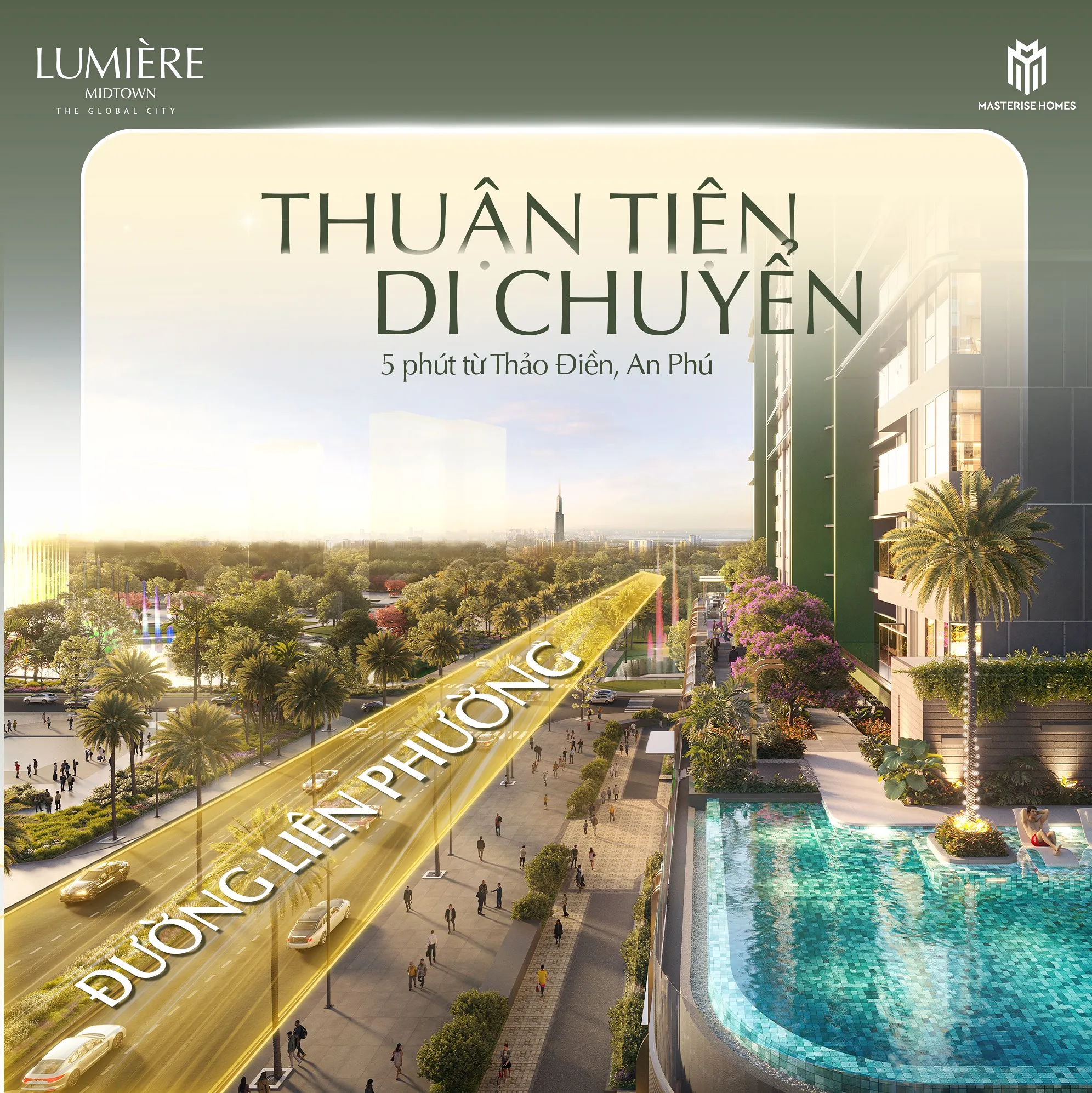Căn hộ 2PN Lumiere cao cấp - View Sông, Kênh Đào Nhạc Nước. Mua bán căn hộ tại Lumière Midtown, Phường An Phú, Thành phố Thủ Đức, Tp. Hồ Chí Minh được đăng bởi M2 Realty. Hình 4