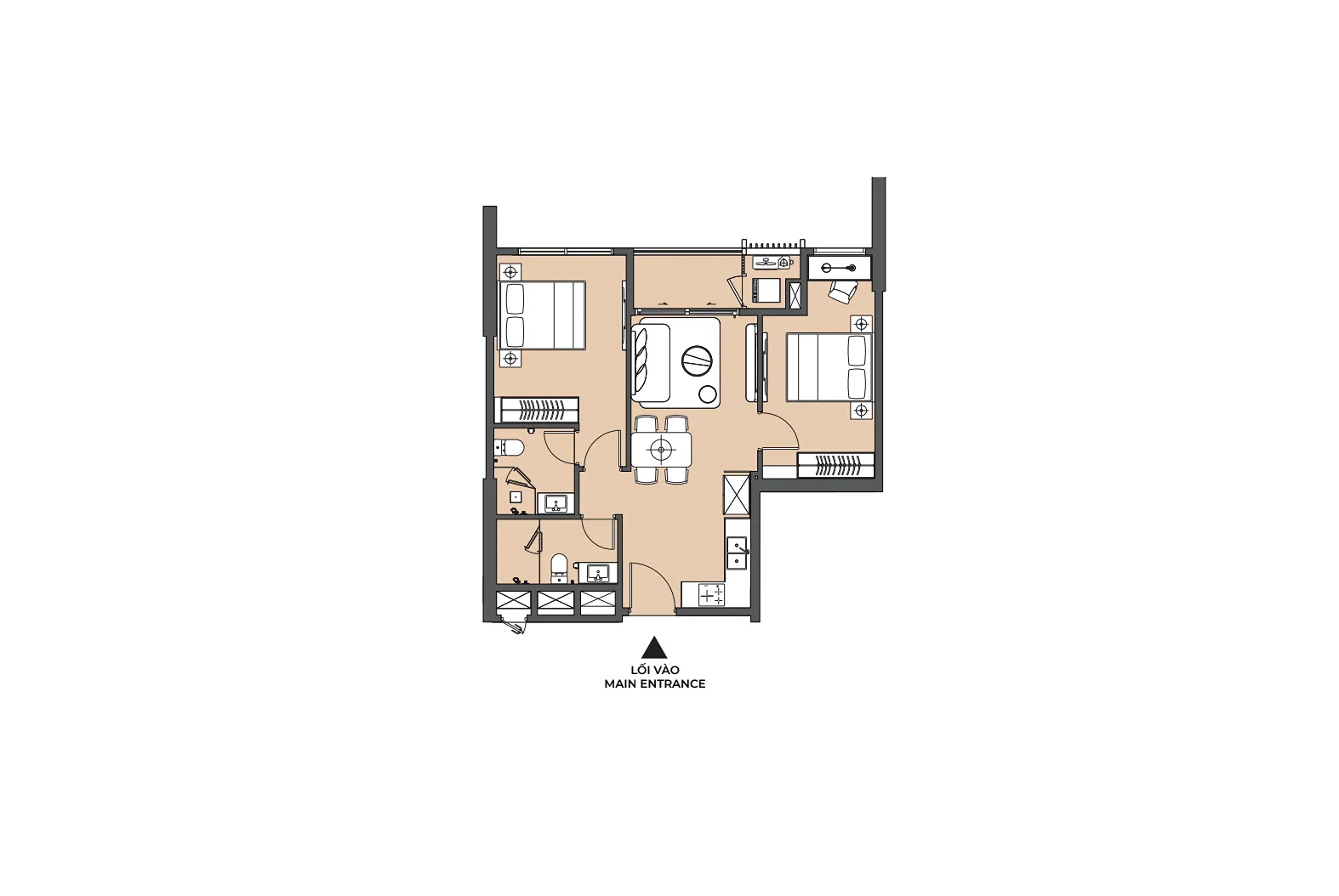 Căn hộ 2PN Lumiere cao cấp - View Sông, Kênh Đào Nhạc Nước. Mua bán căn hộ tại Lumière Midtown, Phường An Phú, Thành phố Thủ Đức, Tp. Hồ Chí Minh được đăng bởi M2 Realty. Hình 7