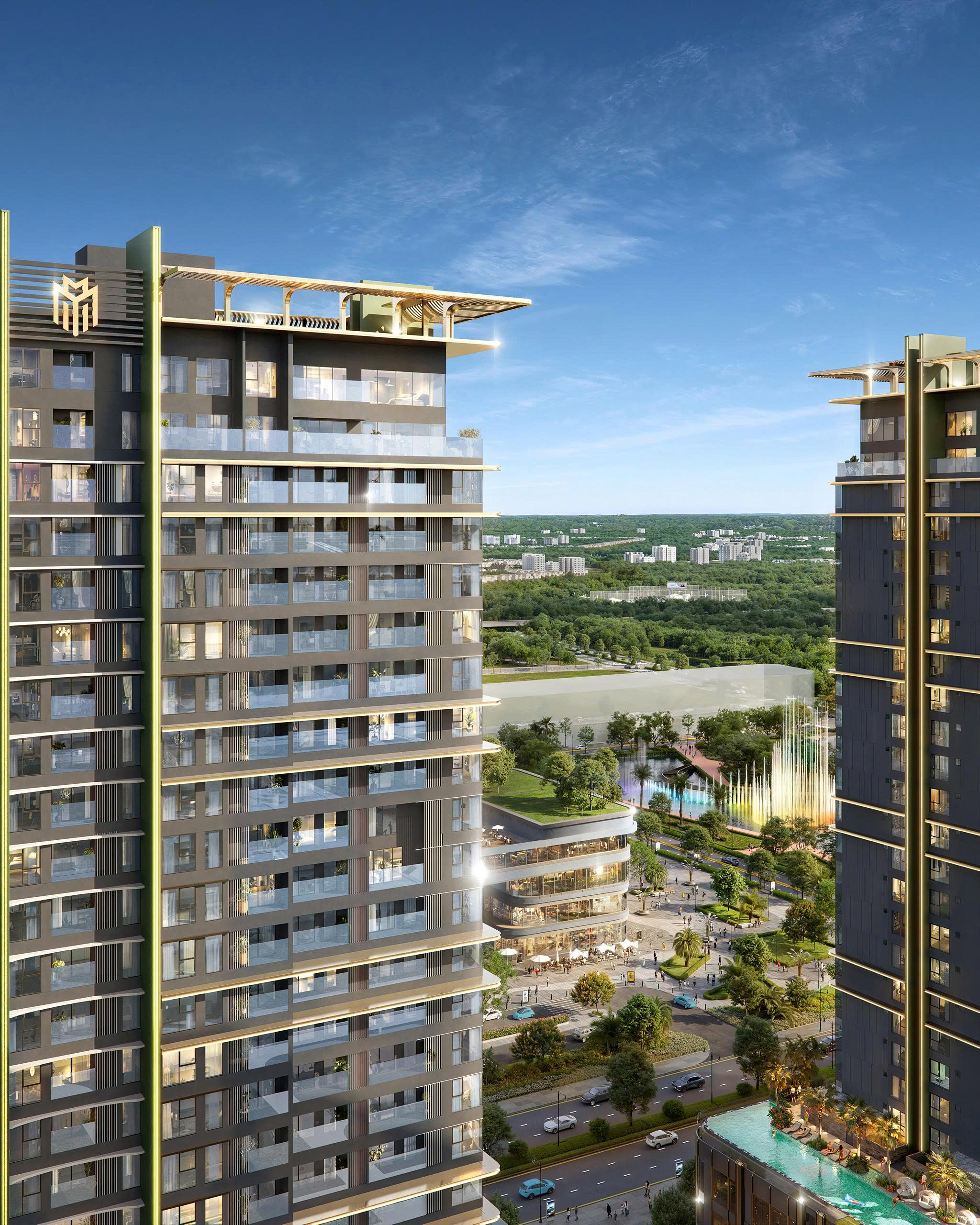 Căn hộ penthouse duplex LUMIÈRE Midtown Tòa B tầng 26 & 27 - The Global City Thủ Đức | PHDL. 07. Mua bán căn hộ tại Lumière Midtown, Đỗ Xuân Hợp, Thủ Đức, Hồ Chí Minh được đăng bởi M2 Realty. Hình 9