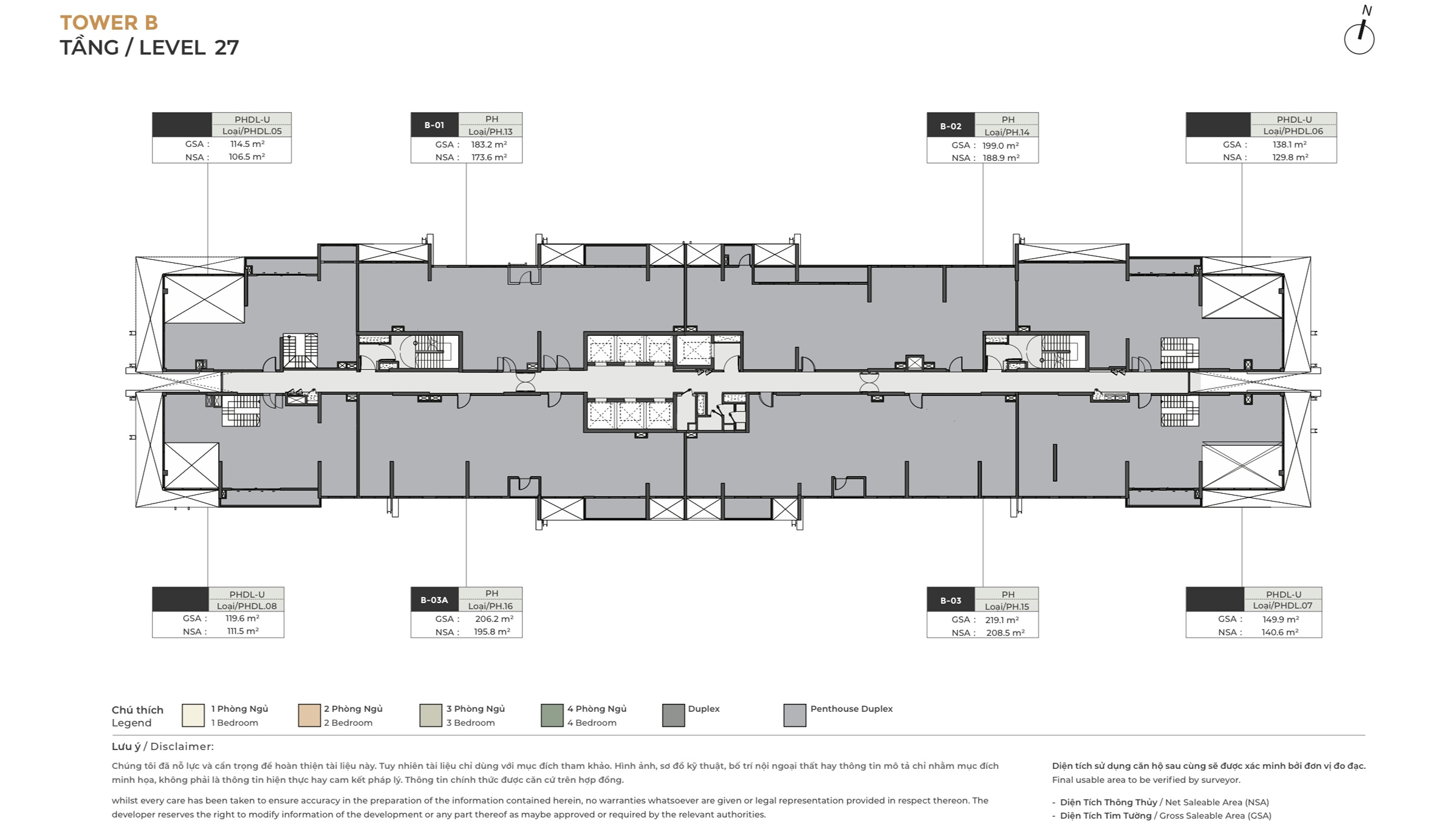Căn hộ penthouse duplex LUMIÈRE Midtown Tòa B tầng 26 & 27 - The Global City Thủ Đức | PHDL. 05. Mua bán căn hộ tại Lumière Midtown, Đỗ Xuân Hợp, Thủ Đức, Hồ Chí Minh được đăng bởi M2 Realty. Hình 11