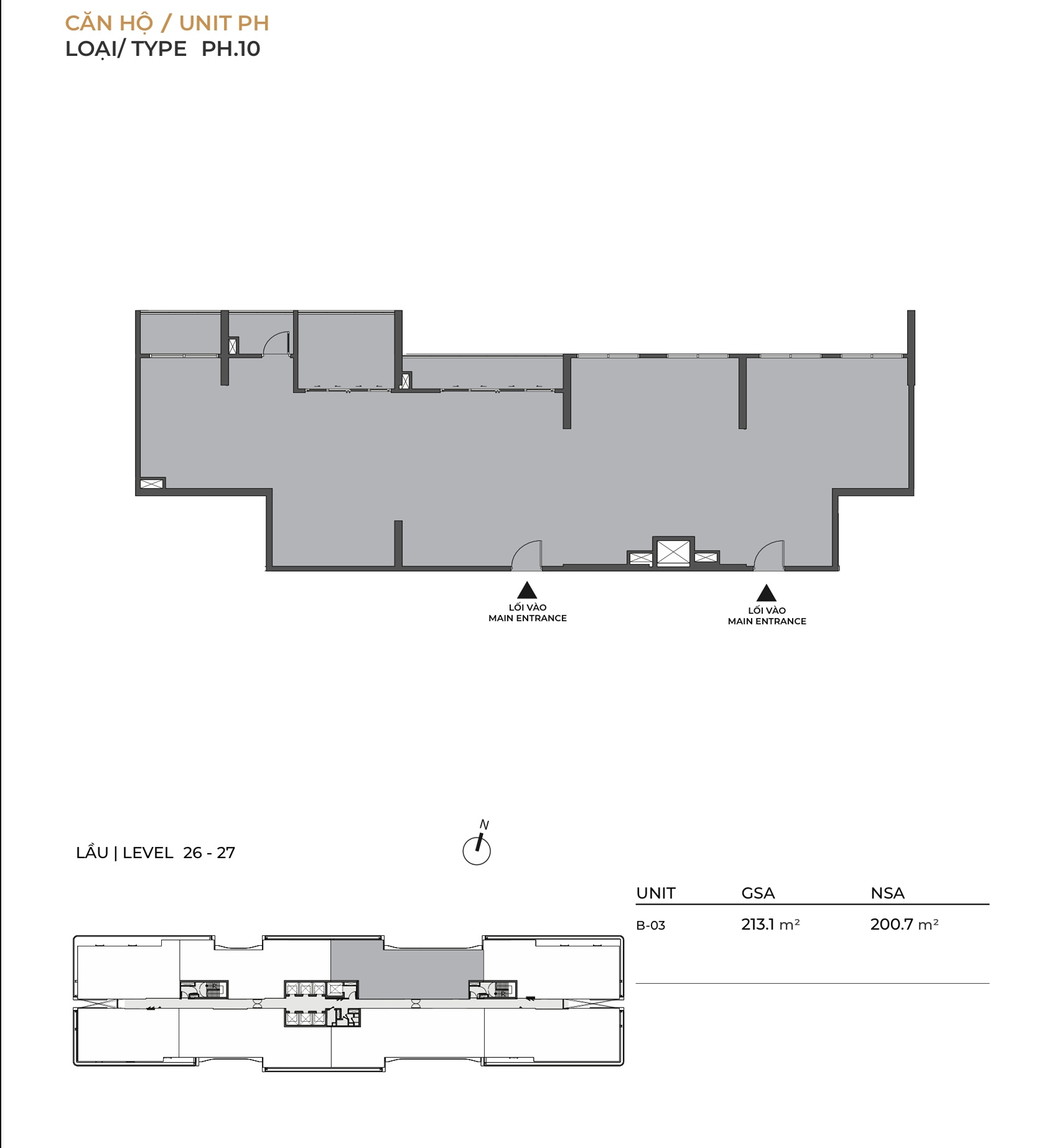 Căn Penthouse LUMIÈRE Midtown Tòa B tầng 26- The Global City Thủ Đức | PH.10. Mua bán căn hộ tại Lumière Midtown, Đỗ Xuân Hợp, Thủ Đức, Hồ Chí Minh được đăng bởi M2 Realty. Hình 2