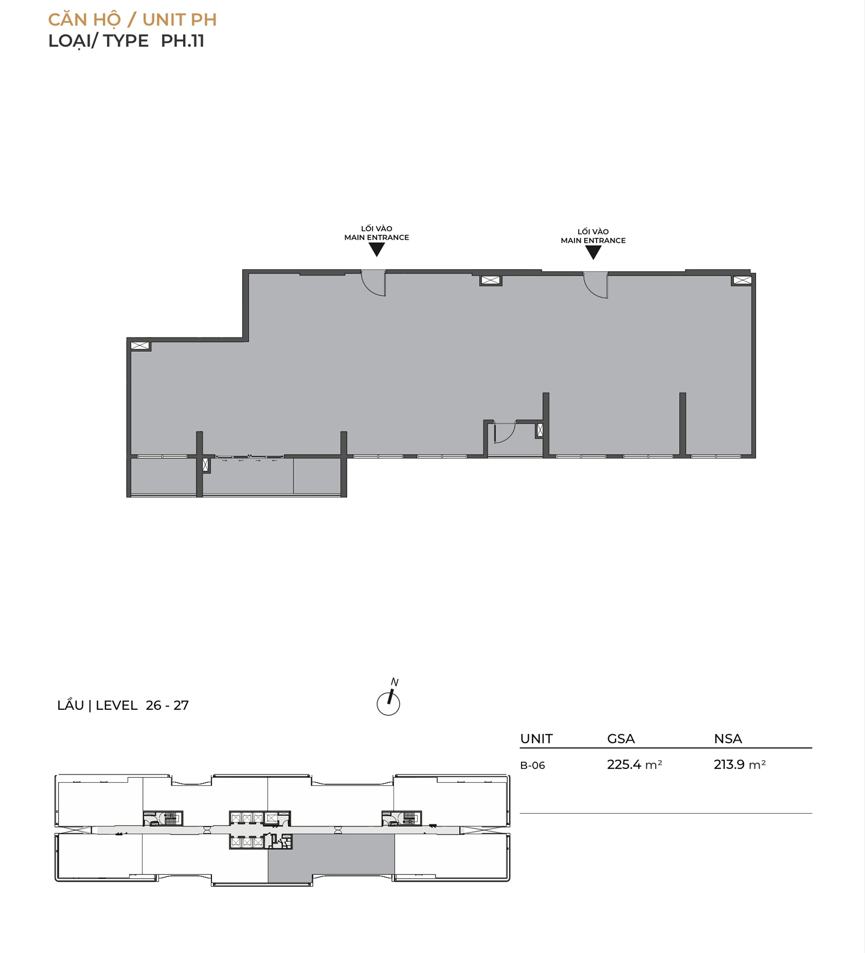Căn Penthouse LUMIÈRE Midtown Tòa B tầng 26- The Global City Thủ Đức | PH.11. Mua bán căn hộ tại Lumière Midtown, Đỗ Xuân Hợp, Thủ Đức, Hồ Chí Minh được đăng bởi M2 Realty. Hình 2