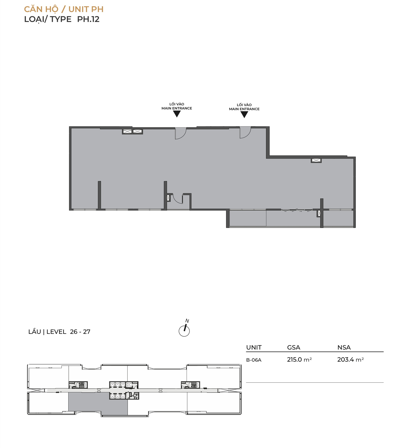 Căn Penthouse LUMIÈRE Midtown Tòa B tầng 26- The Global City Thủ Đức | PH.12. Mua bán căn hộ tại Lumière Midtown, Đỗ Xuân Hợp, Thủ Đức, Hồ Chí Minh được đăng bởi M2 Realty. Hình 2