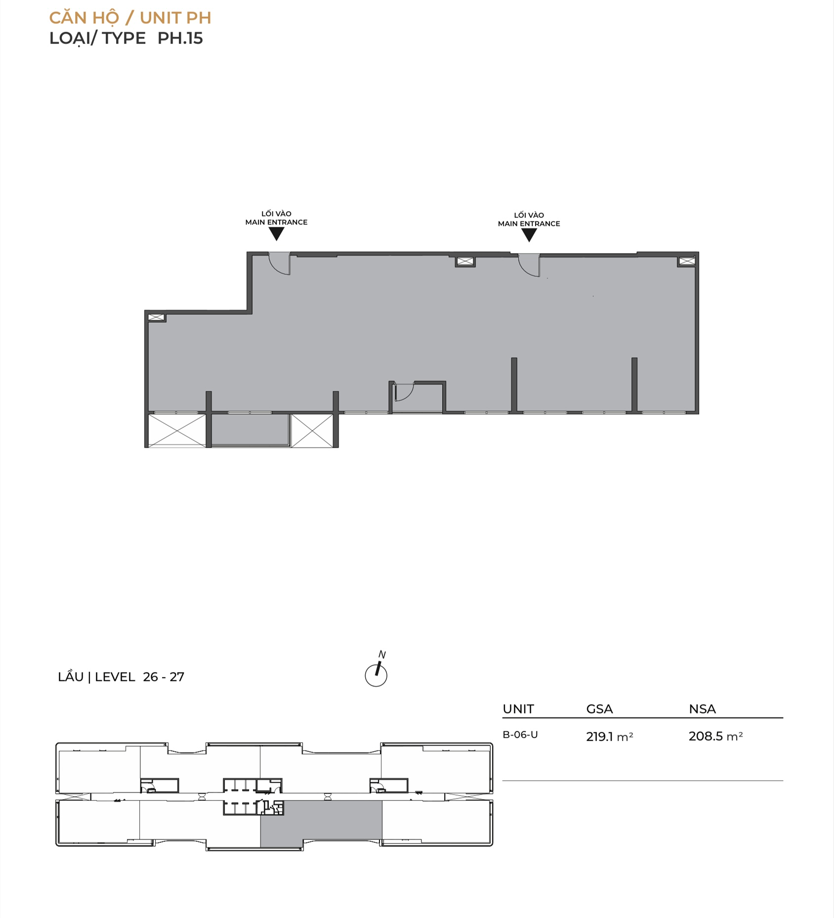 Căn Penthouse LUMIÈRE Midtown Tòa B tầng 27- The Global City Thủ Đức | PH.15. Mua bán căn hộ tại Lumière Midtown, Đỗ Xuân Hợp, Thủ Đức, Hồ Chí Minh được đăng bởi M2 Realty. Hình 2