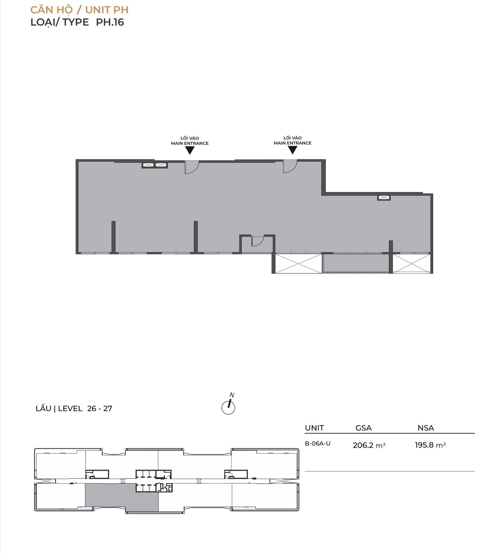Căn Penthouse LUMIÈRE Midtown Tòa B tầng 27- The Global City Thủ Đức | PH.16. Mua bán căn hộ tại Lumière Midtown, Đỗ Xuân Hợp, Thủ Đức, Hồ Chí Minh được đăng bởi M2 Realty. Hình 2