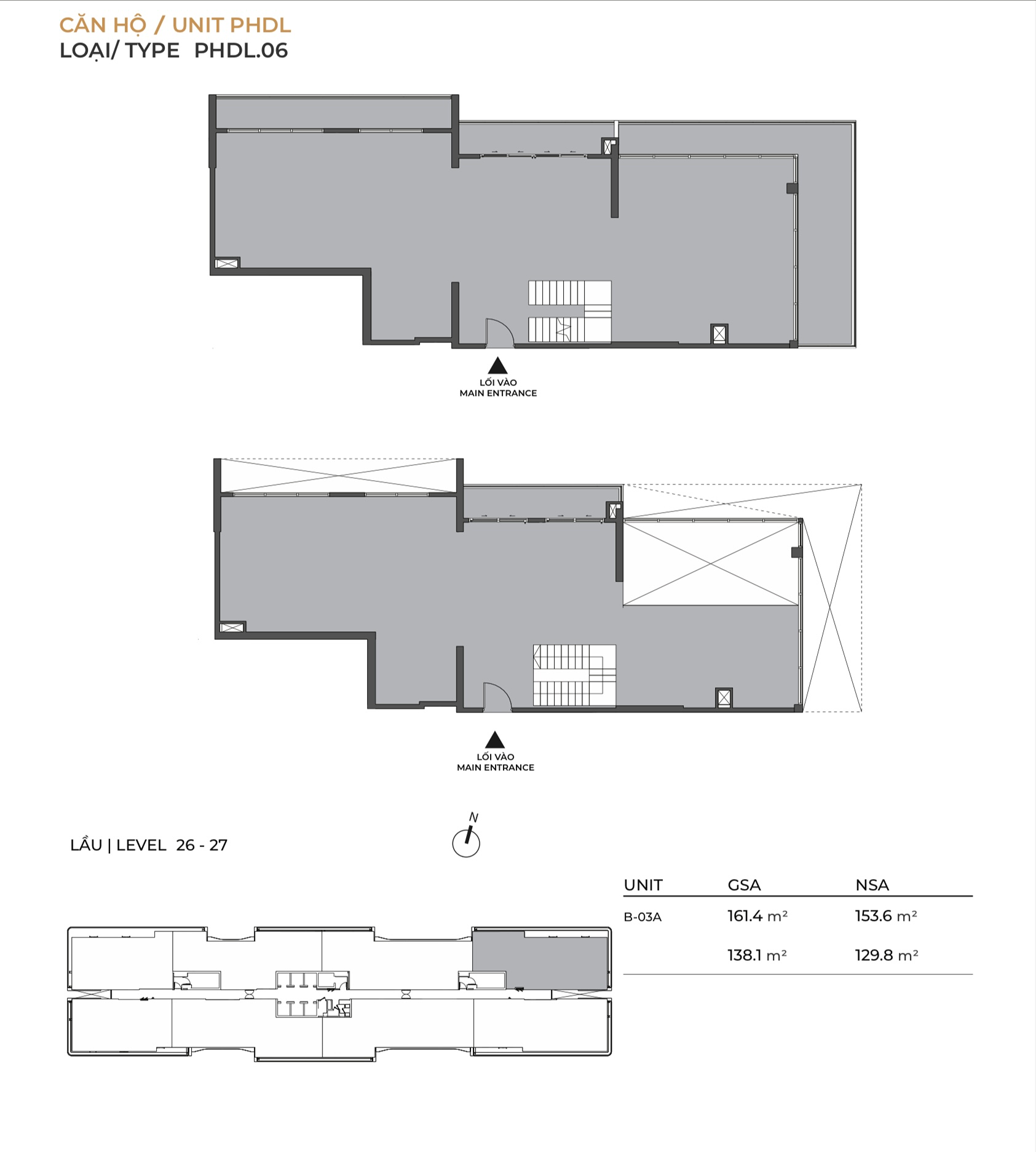 Căn hộ penthouse duplex LUMIÈRE Midtown Tòa B tầng 26 & 27 - The Global City Thủ Đức | PHDL. 06. Mua bán căn hộ tại Lumière Midtown, Đỗ Xuân Hợp, Thủ Đức, Hồ Chí Minh được đăng bởi M2 Realty. Hình 3