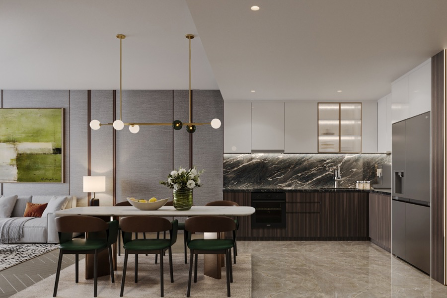 Duplex LUMIÈRE Midtown Tòa B tầng 17–18 view đẹp - The Global City Thủ Đức | DP.13. Mua bán căn hộ tại Lumière Midtown, Đỗ Xuân Hợp, Thủ Đức, Hồ Chí Minh được đăng bởi M2 Realty. Hình 3