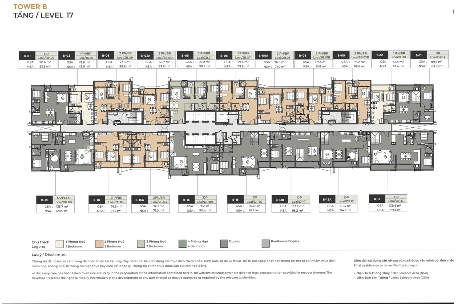 Duplex LUMIÈRE Midtown Tòa B tầng 17–18 view đẹp - The Global City Thủ Đức | DP.12. Mua bán căn hộ tại Lumière Midtown, Đỗ Xuân Hợp, Thủ Đức, Hồ Chí Minh được đăng bởi M2 Realty. Hình 11