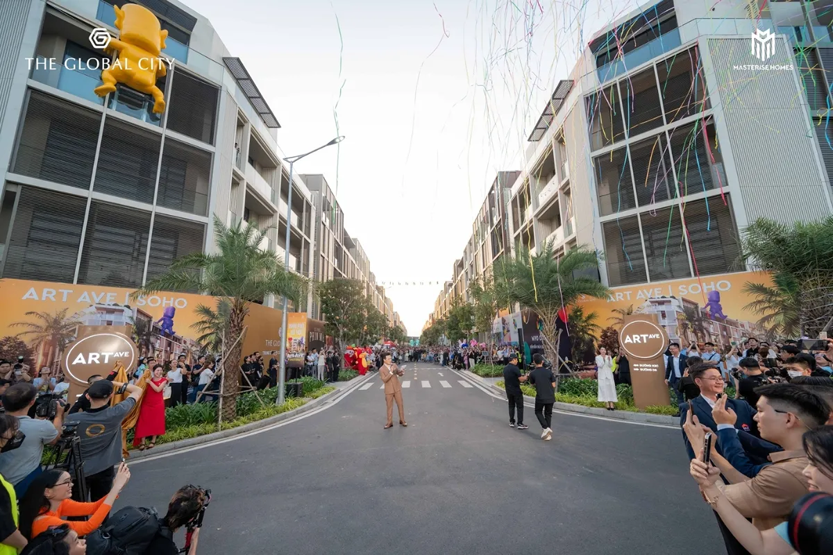Nhà phố Art Avenue căn góc - SOHO The Global City|Khi thuật đương đại được đưa vào đời sống đô thị. For Sale shophouse in SOHO - The Global City, Thủ Đức, Hồ Chí Minh posted by M2 Realty. Hình 2