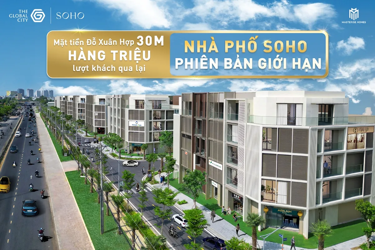 Nhà phố Art Avenue căn góc - SOHO The Global City|Khi thuật đương đại được đưa vào đời sống đô thị. For Sale shophouse in SOHO - The Global City, Thủ Đức, Hồ Chí Minh posted by M2 Realty. Hình 6