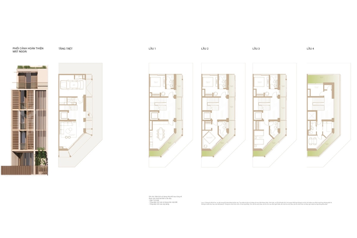 Nhà phố căn góc SOHO LK4 – The Global City | Ngay cạnh trục thương mại Art Avenue. For Sale townhouse in SOHO - The Global City, Đỗ Xuân Hợp, Thủ Đức, Hồ Chí Minh posted by M2 Realty. Hình 3