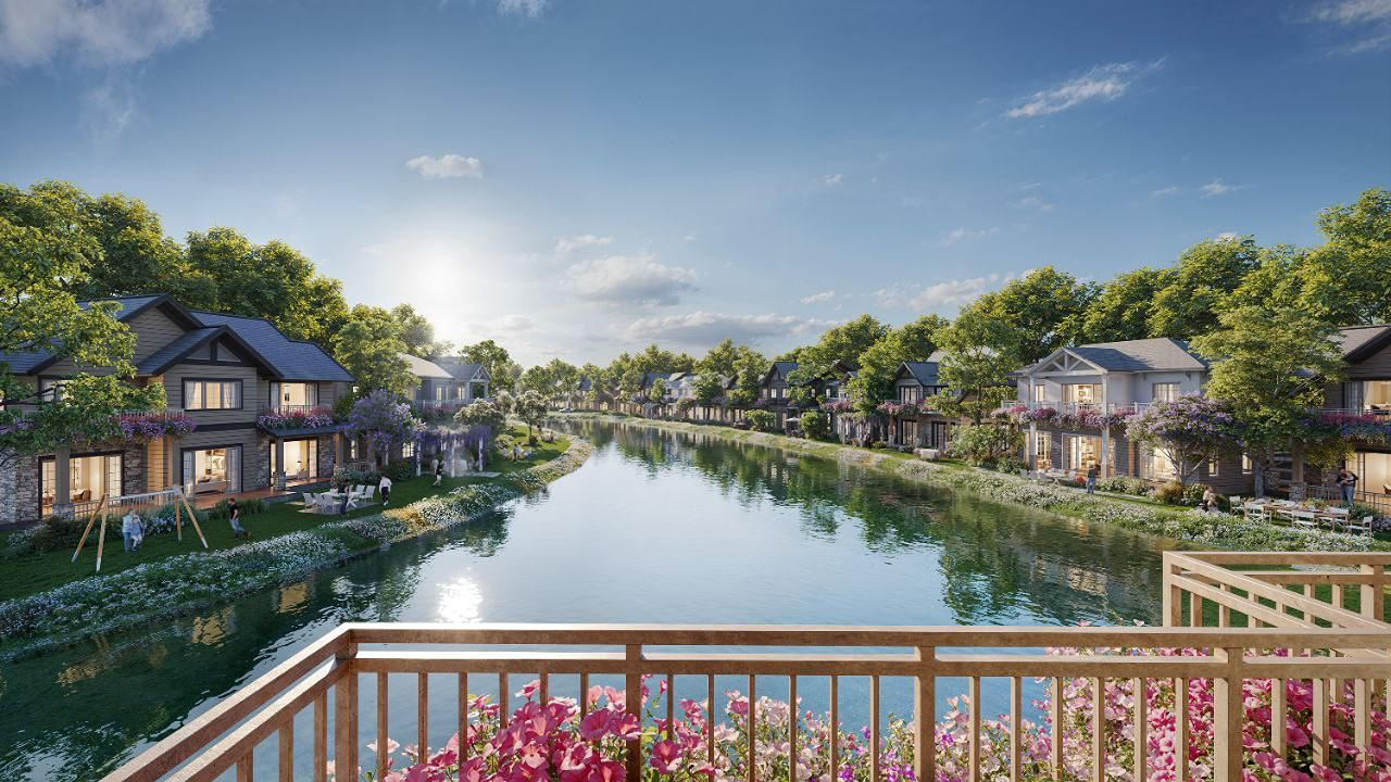 Biệt thự song lập Đảo - 190m2 - TT chuẩn - view sông 25m - Giá 20,1 tỷ. For Sale villa in Eco Retreat Long An, Đường Nguyễn Hữu Trí, Xã Thanh Phú, Huyện Bến Lức, Long An posted by Tấn Sang. Hình 3