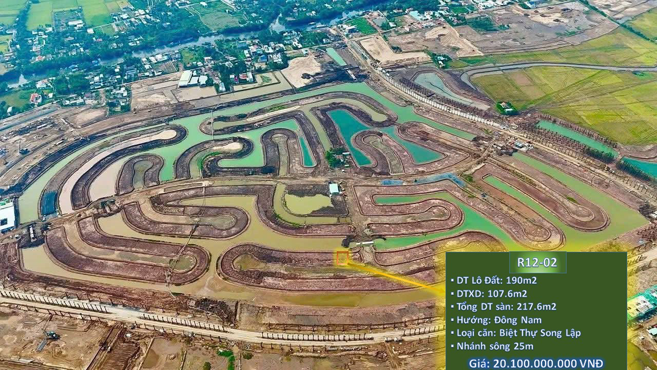 Biệt thự song lập Đảo - 190m2 - TT chuẩn - view sông 25m - Giá 20,1 tỷ. For Sale villa in Eco Retreat Long An, Đường Nguyễn Hữu Trí, Xã Thanh Phú, Huyện Bến Lức, Long An posted by Tấn Sang. Hình 6