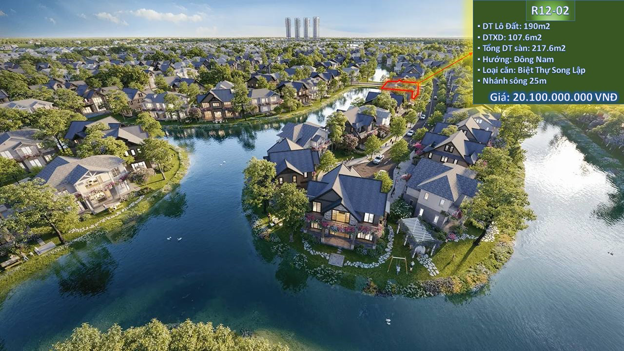 Biệt thự song lập Đảo - 190m2 - TT chuẩn - view sông 25m - Giá 20,1 tỷ. For Sale villa in Eco Retreat Long An, Đường Nguyễn Hữu Trí, Xã Thanh Phú, Huyện Bến Lức, Long An posted by Tấn Sang. Hình 5
