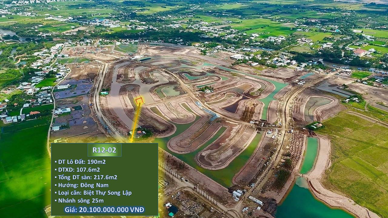Biệt thự song lập Đảo - 190m2 - TT chuẩn - view sông 25m - Giá 20,1 tỷ. For Sale villa in Eco Retreat Long An, Đường Nguyễn Hữu Trí, Xã Thanh Phú, Huyện Bến Lức, Long An posted by Tấn Sang. Hình 7