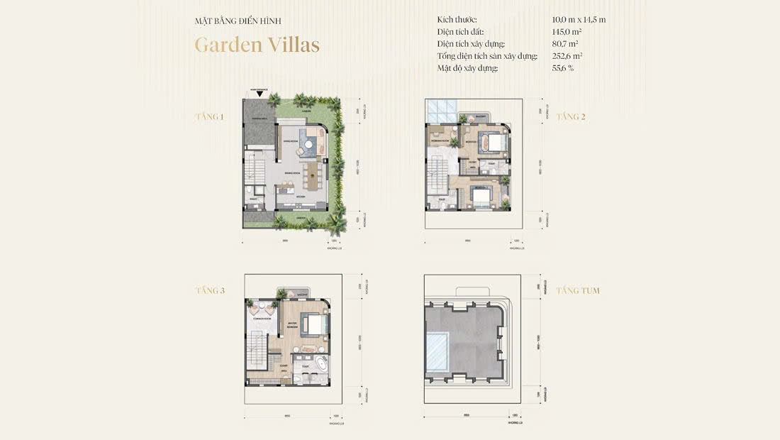 Garden Villa Salacia Villas phân khu A & B căn góc vị trí đẹp. Mua bán biệt thự tại Salacia Villas, Hắc Dịch Tóc Tiên, Tân Thành, Hồ Chí Minh được đăng bởi Liên hệ PKD. Hình 2