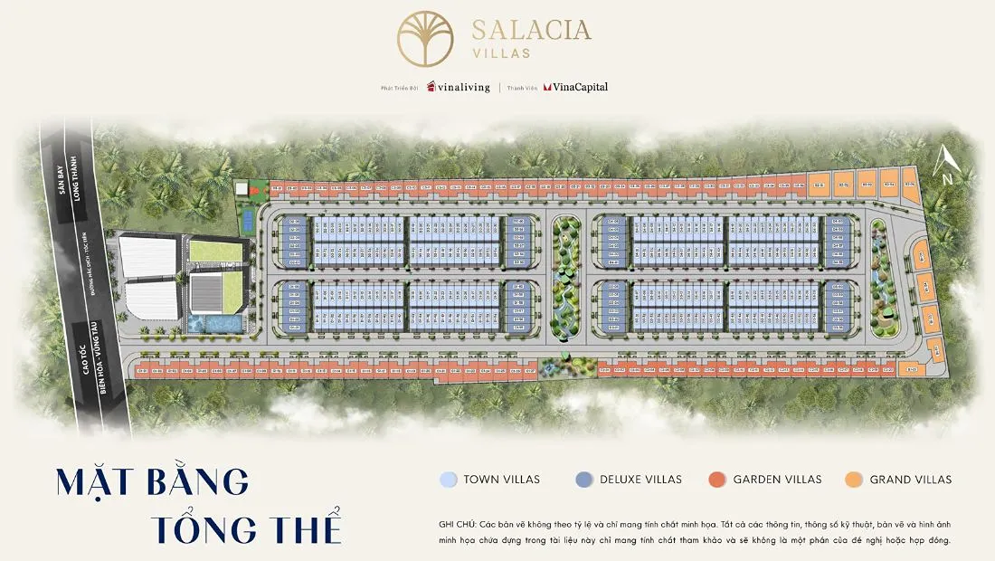 Deluxe Villa Salacia Villas phân khu A & B căn góc giá tốt. Mua bán nhà phố tại Hắc Dịch Tóc Tiên, Tân Thành, Hồ Chí Minh được đăng bởi Liên hệ PKD. Hình 2