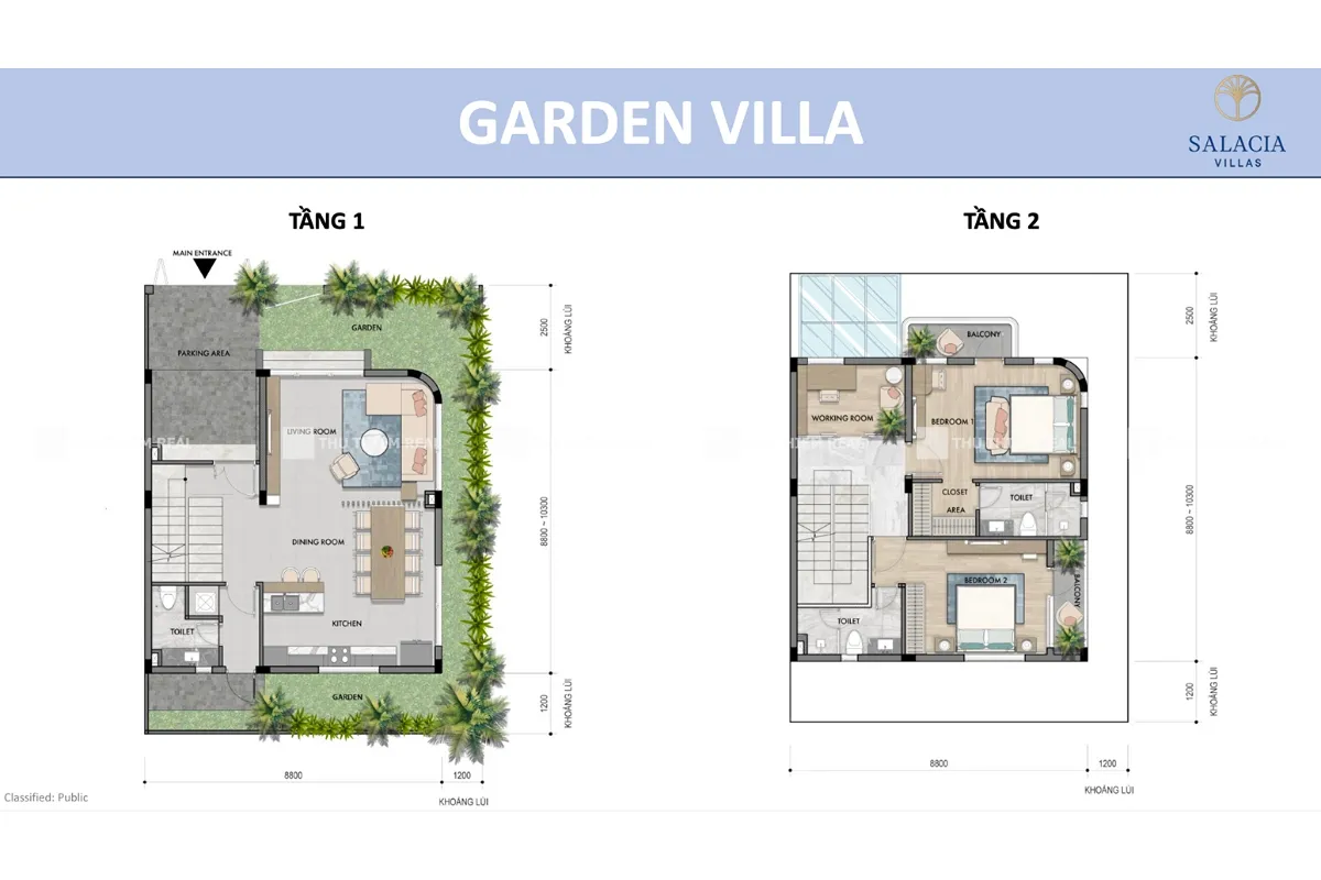 Garden Villa Salacia Villas căn góc phân khu C & D giá tốt. Mua bán biệt thự tại Tân Thành, Hồ Chí Minh được đăng bởi Liên hệ PKD
