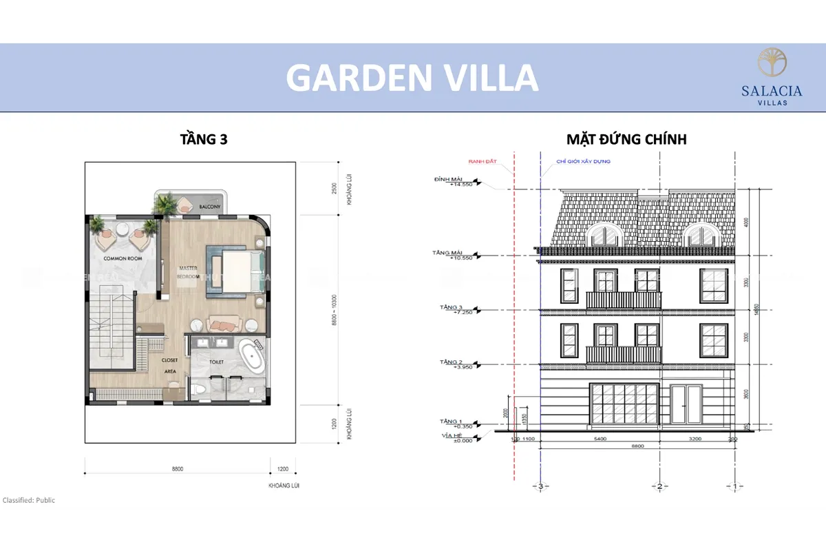 Garden Villa Salacia Villas căn góc phân khu C & D giá tốt. Mua bán biệt thự tại Salacia Villas, Hắc Dịch Tóc Tiên, Tân Thành, Hồ Chí Minh được đăng bởi Liên hệ PKD. Hình 5