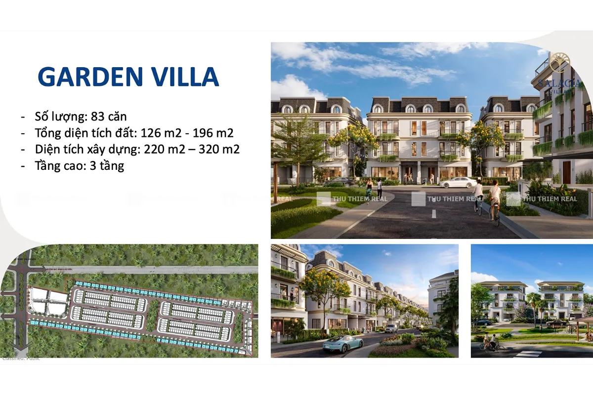 Garden Villa Salacia Villas căn thường phân khu C & D 3 tầng. Mua bán biệt thự tại Tân Thành, Hồ Chí Minh được đăng bởi Liên hệ PKD