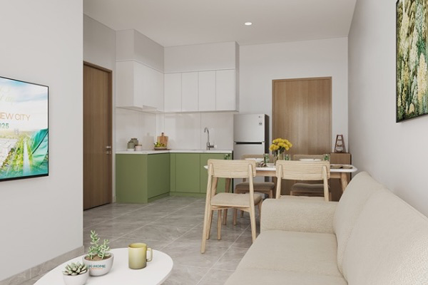 Căn hộ 1 phòng ngủ tại K- Home| Toà Mai Vàng- Nhà ở xã hội ngay trung tâm Bình Dương. Mua bán căn hộ tại Bình Dương, Hồ Chí Minh