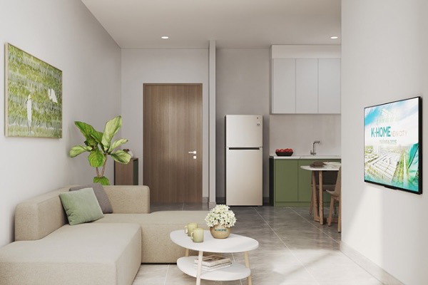 Căn hộ 2PN K-Home loại B| Bàn giao full nội thất, nhà ở xã hội chuẩn Singapore. Mua bán căn hộ tại Bình Dương, Hồ Chí Minh