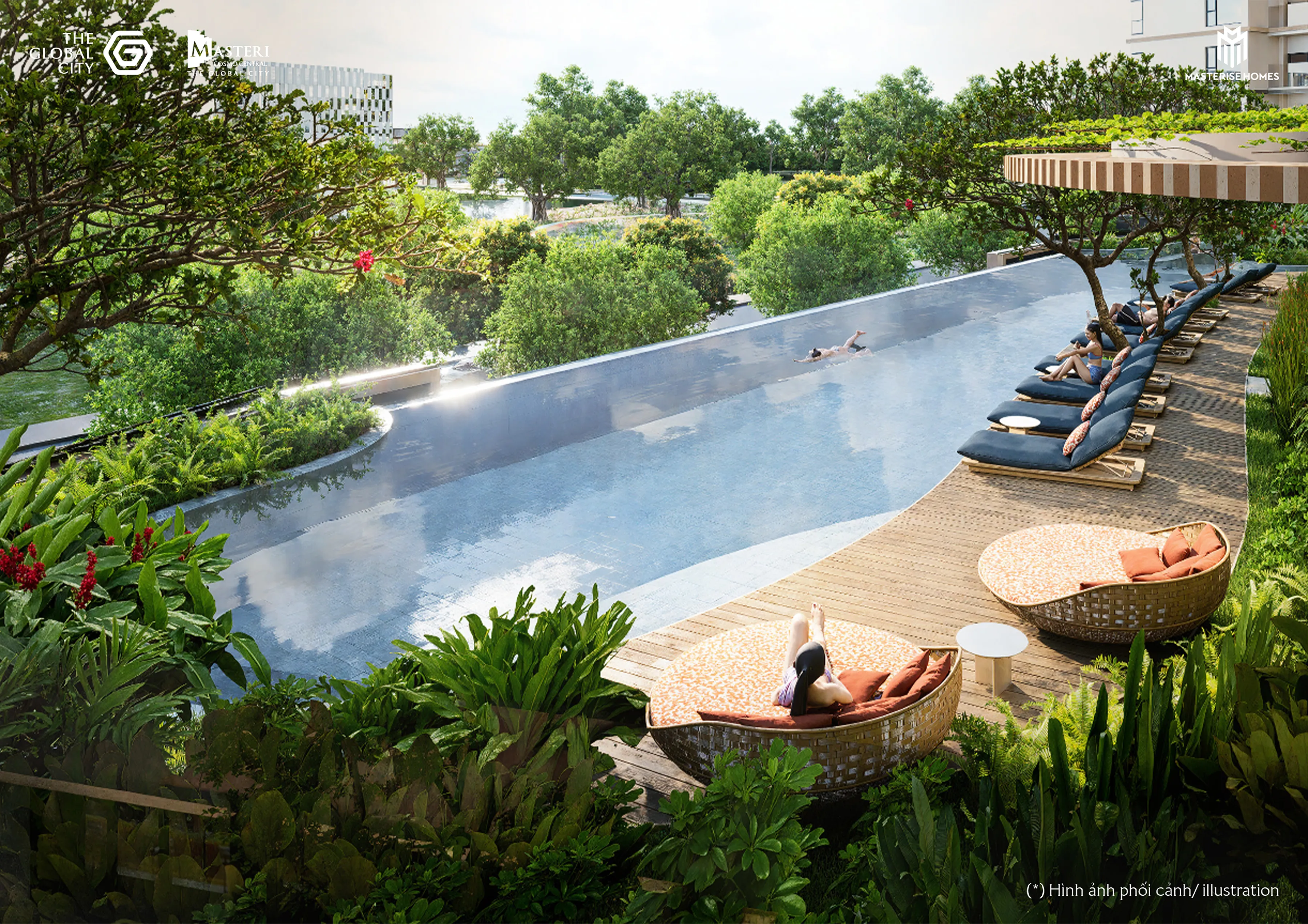 Căn hộ 2PN B1-xx-15 phân khu Masteri Cosmo Central - Nexus, vị trí kết nối đa chiều. Mua bán căn hộ tại Masteri Cosmo Central, Khu đô thị The Global City, đường Đỗ Xuân Hợp, Bình Trưng, Hồ Chí Minh được đăng bởi VPI Official. Hình 2