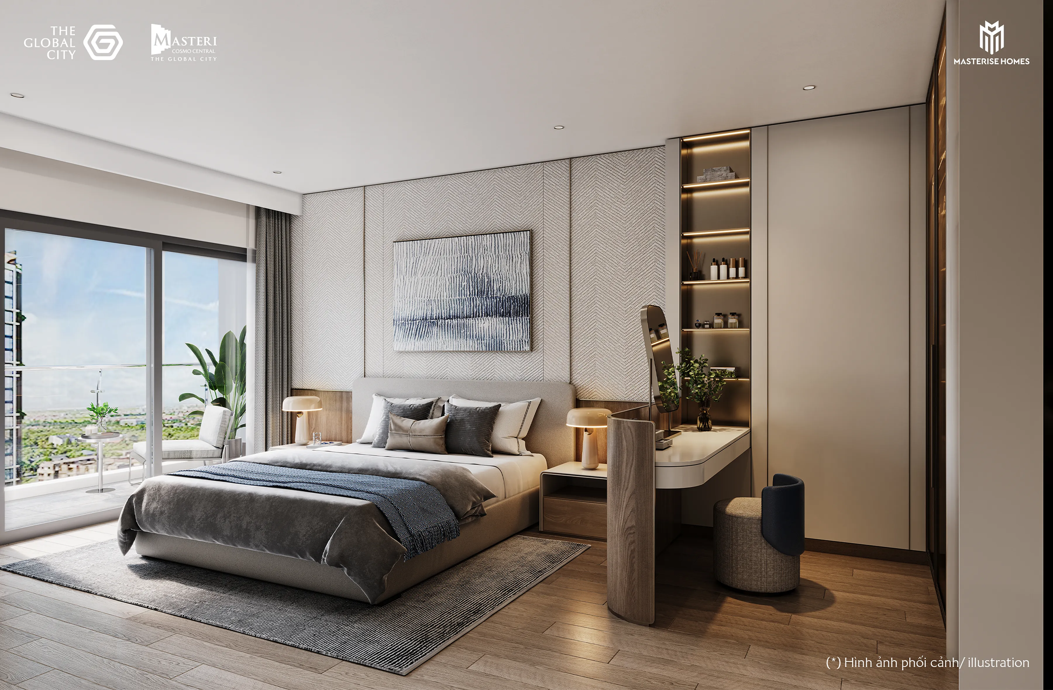 Căn hộ 2PN thuộc dự án Masteri Cosmo Central - Nexus số lượng căn giới hạn, giá tốt. Mua bán căn hộ tại Bình Trưng, Hồ Chí Minh được đăng bởi VPI Official