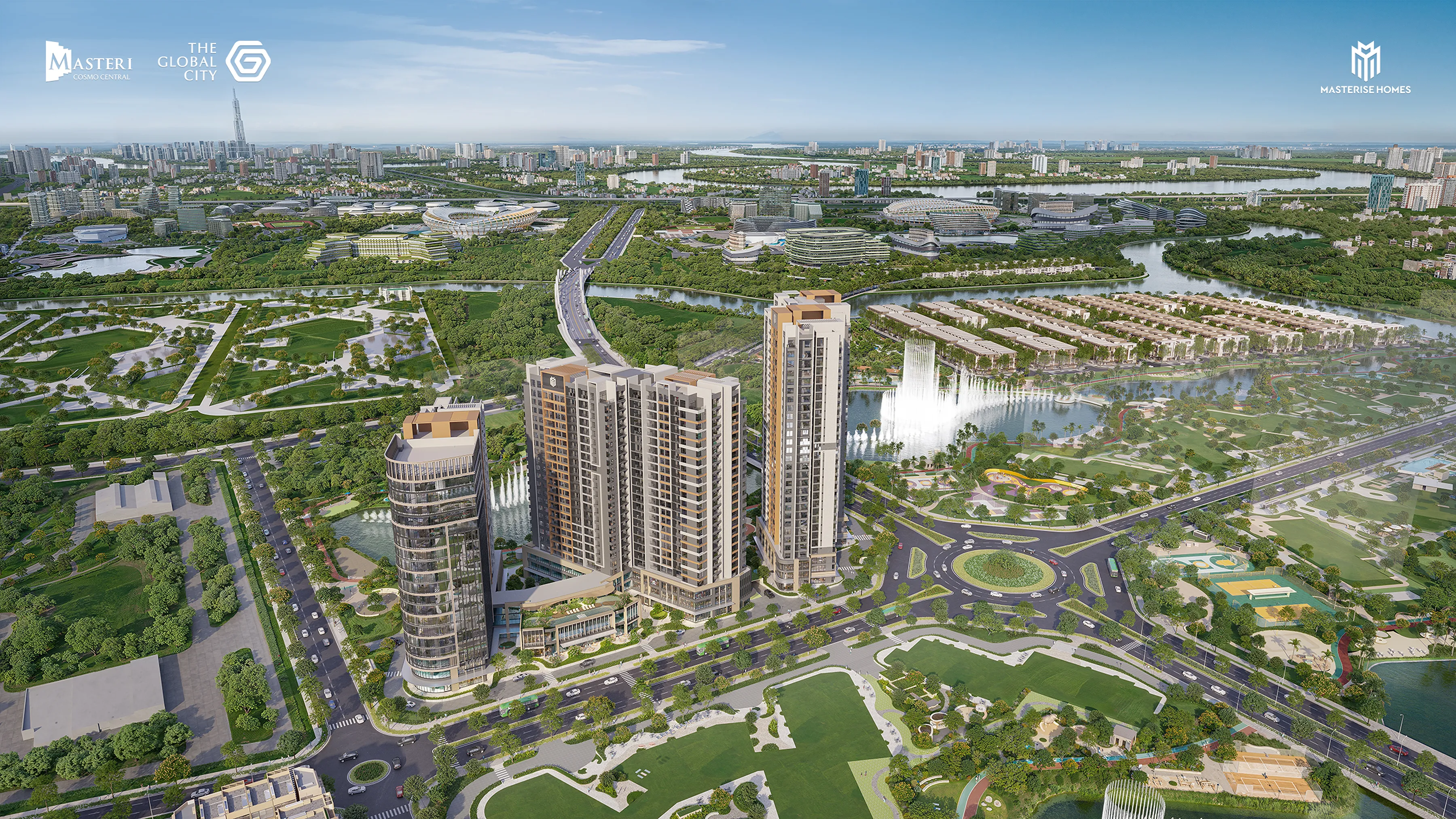 Căn hộ 2PN+ B1-xx-05 thuộc Masteri Cosmo Central - Nexus view hướng nội khu hồ bơi. Mua bán căn hộ tại Masteri Cosmo Central, Khu đô thị The Global City, đường Đỗ Xuân Hợp, Bình Trưng, Hồ Chí Minh được đăng bởi VPI Official. Hình 7