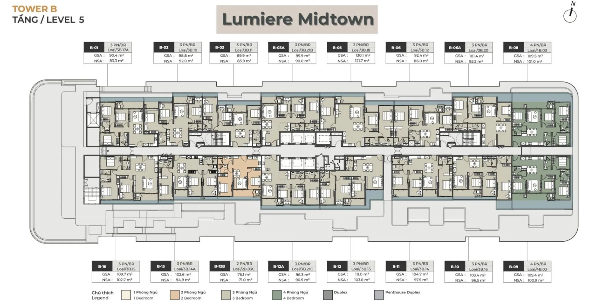 Căn hộ LUMIÈRE Midtown -  Sở hữu view trọn thành phố với tầm nhìn panorama. Mua bán căn hộ tại Lumière Midtown, Mặt đường Liên Phường, An Phú, Hồ Chí Minh được đăng bởi VPI Official. Hình 2