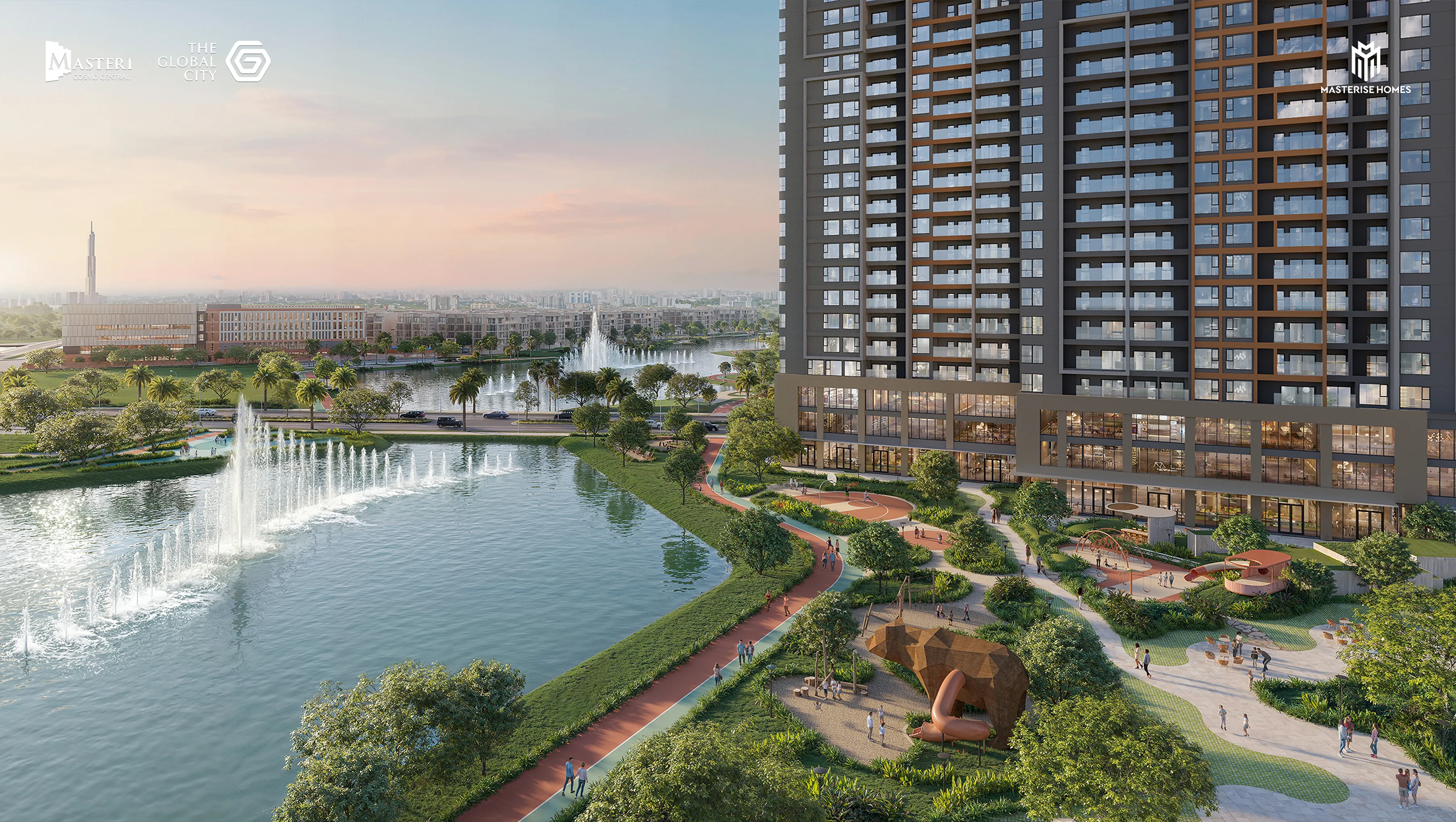 Căn 2PN Masteri Cosmo Central - Nexus vị trí tốt, kết nối đa chiều. Mua bán căn hộ tại Masteri Cosmo Central, Khu đô thị The Global City, đường Đỗ Xuân Hợp, Bình Trưng, Hồ Chí Minh được đăng bởi VPI Official. Hình 1