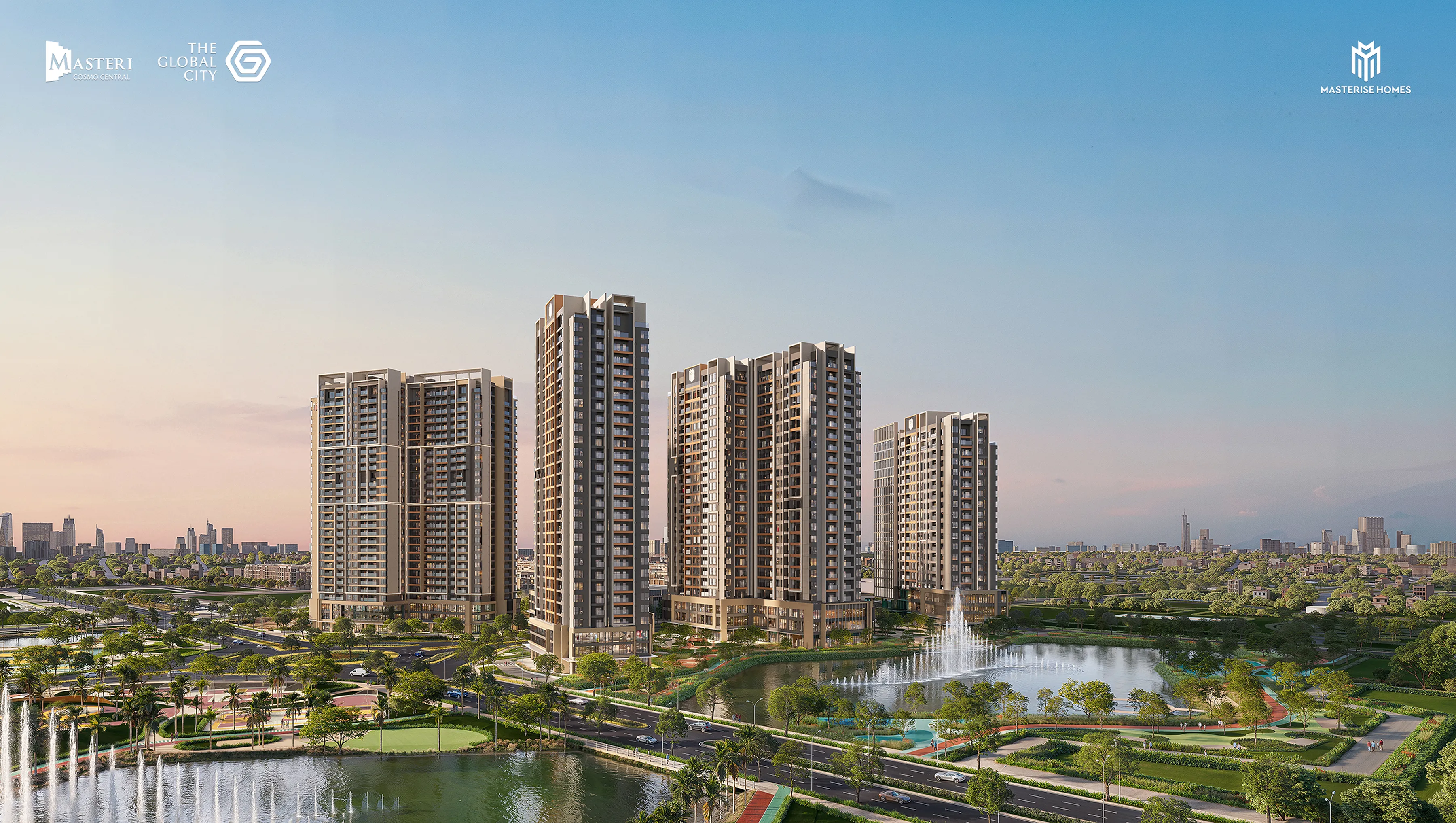 Căn 2PN Masteri Cosmo Central - Nexus vị trí tốt, kết nối đa chiều. Mua bán căn hộ tại Masteri Cosmo Central, Khu đô thị The Global City, đường Đỗ Xuân Hợp, Bình Trưng, Hồ Chí Minh được đăng bởi VPI Official. Hình 2
